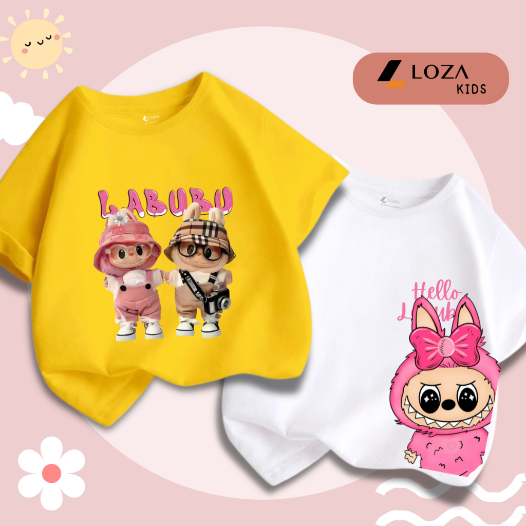 Áo thun bé gái in hình Labubu - Mã CA004_thumbnail_7