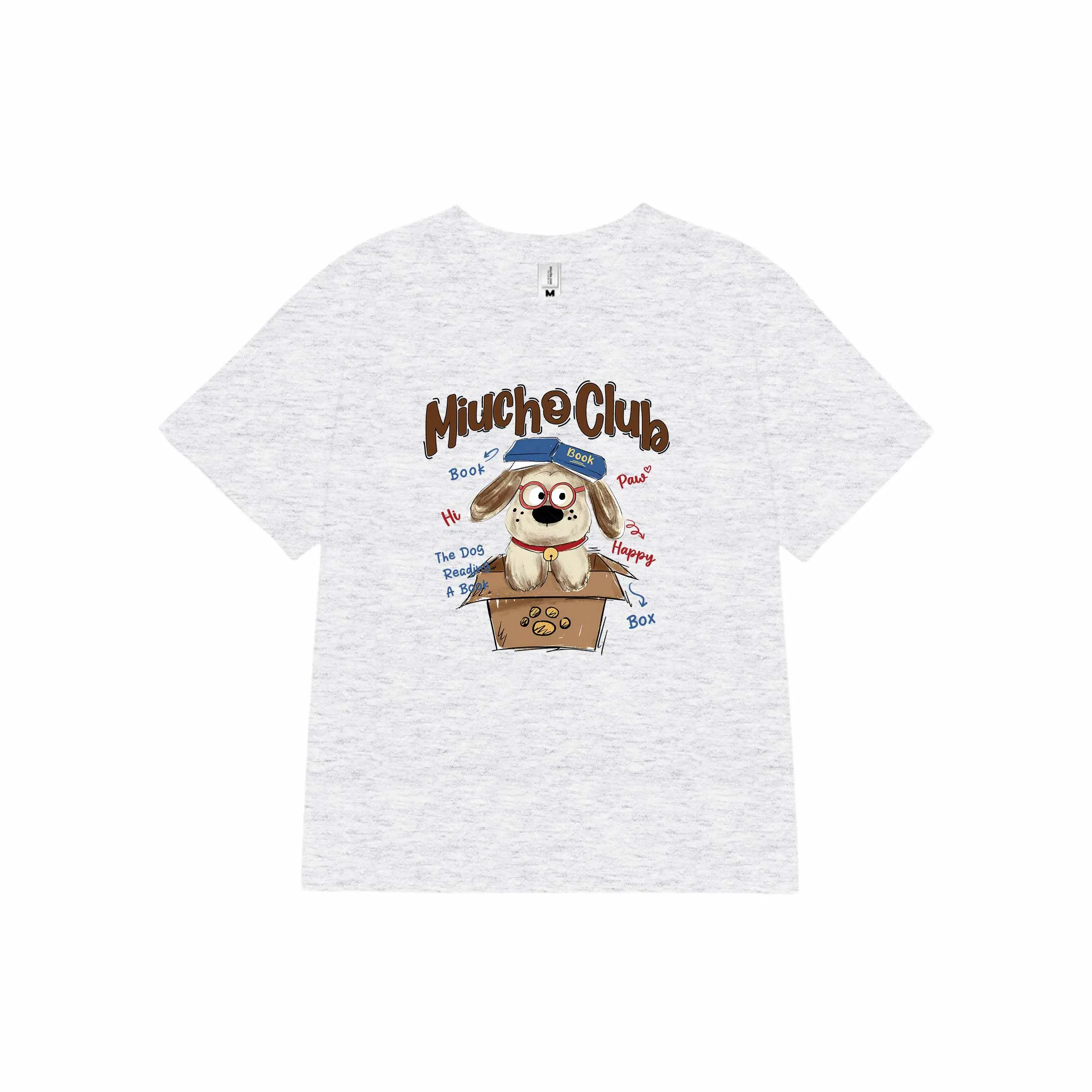 Áo baby tee nữ cute puppy nhiều màu 2619 Miucho vải cotton 2c thoáng mát co giãn in mix_thumbnail_11