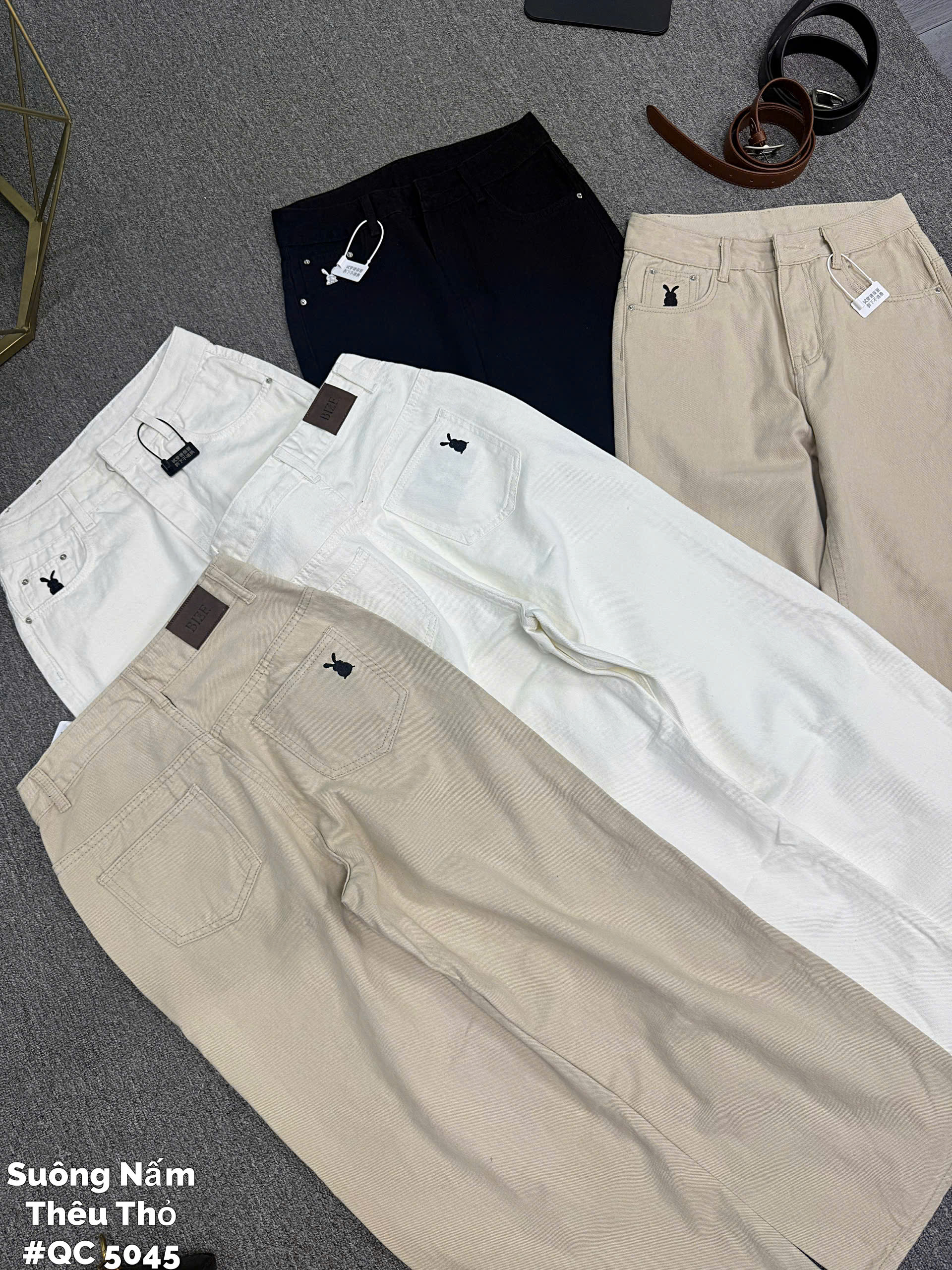 BIGSIZE NỮ - Quần suông thêu thỏ PlayBoy T- QJ5045_thumbnail_5