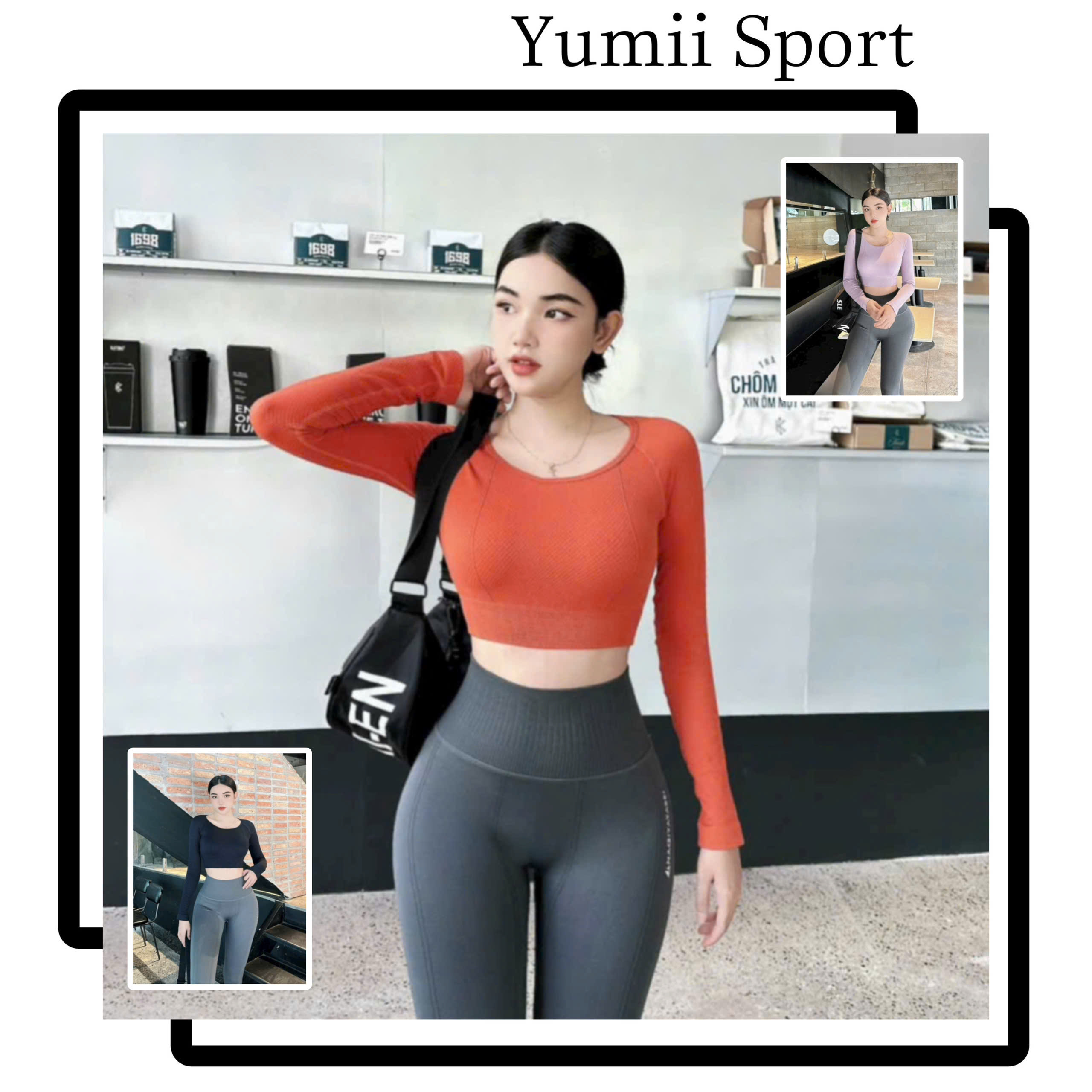 Áo Croptop Thể Thao Tay Dài F.21 Cá Tính