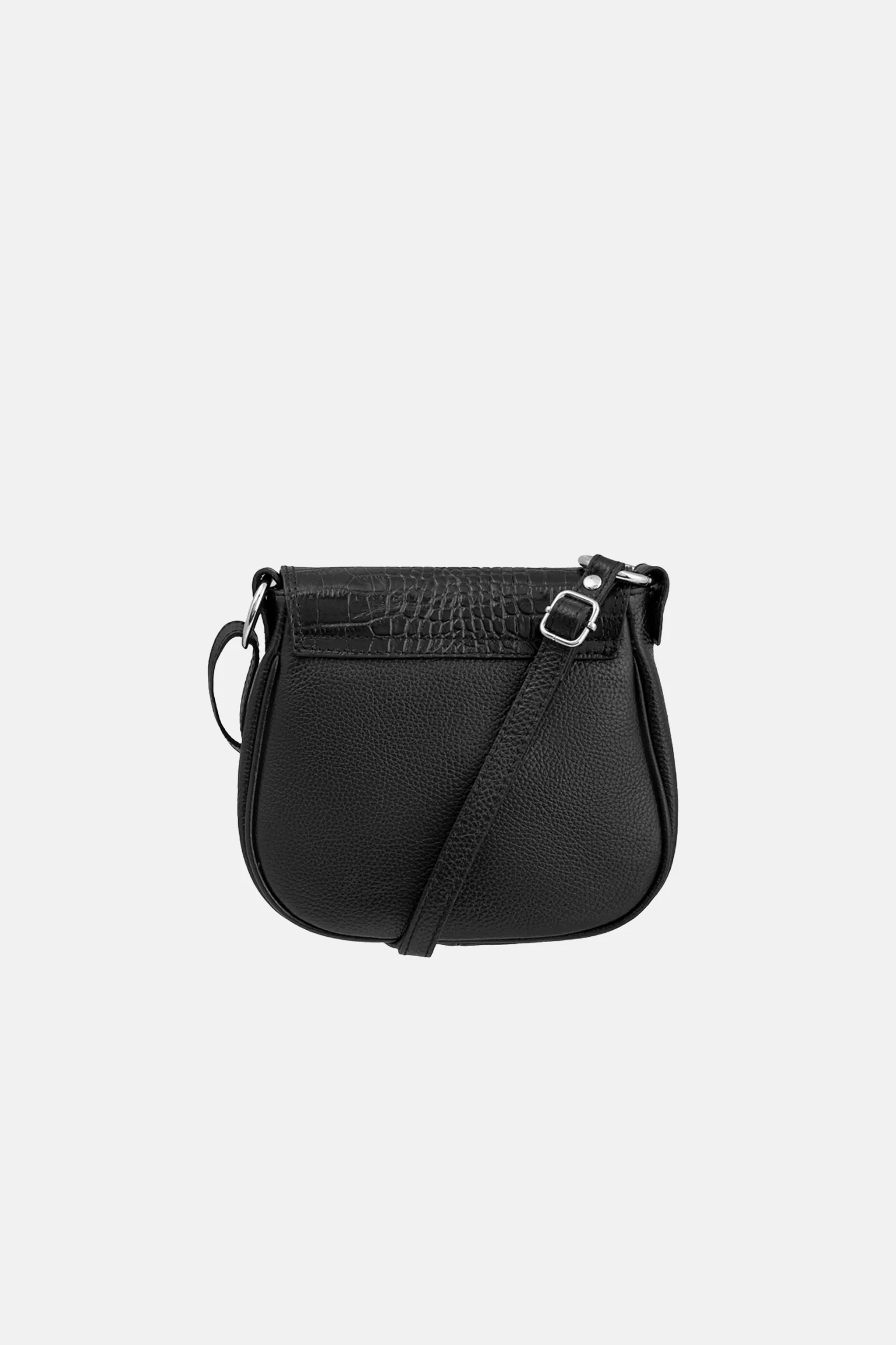 Black Crossbody Bag with Snake-Effect Texture_thumbnail_3