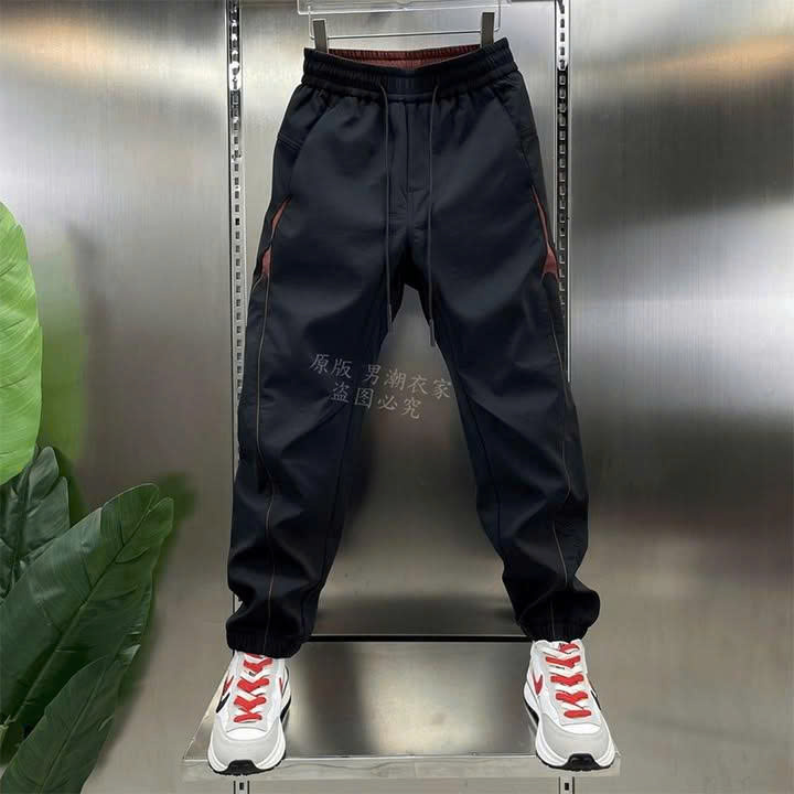 Quần Jogger Gió Dáng Thể Thao – Chất Liệu Gió Mịn, Nhẹ Co Giãn Thoải Mái, Phối Màu Thời Trang -QG122