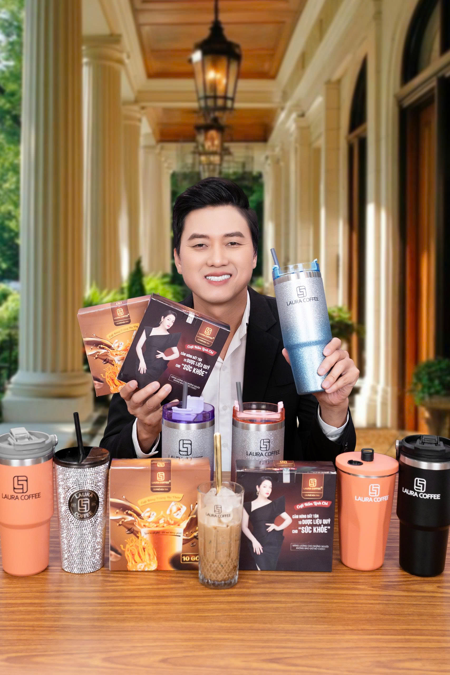 Combo 6 Hộp Cà phê Tặng 1 Bình giữ nhiệt 890ml