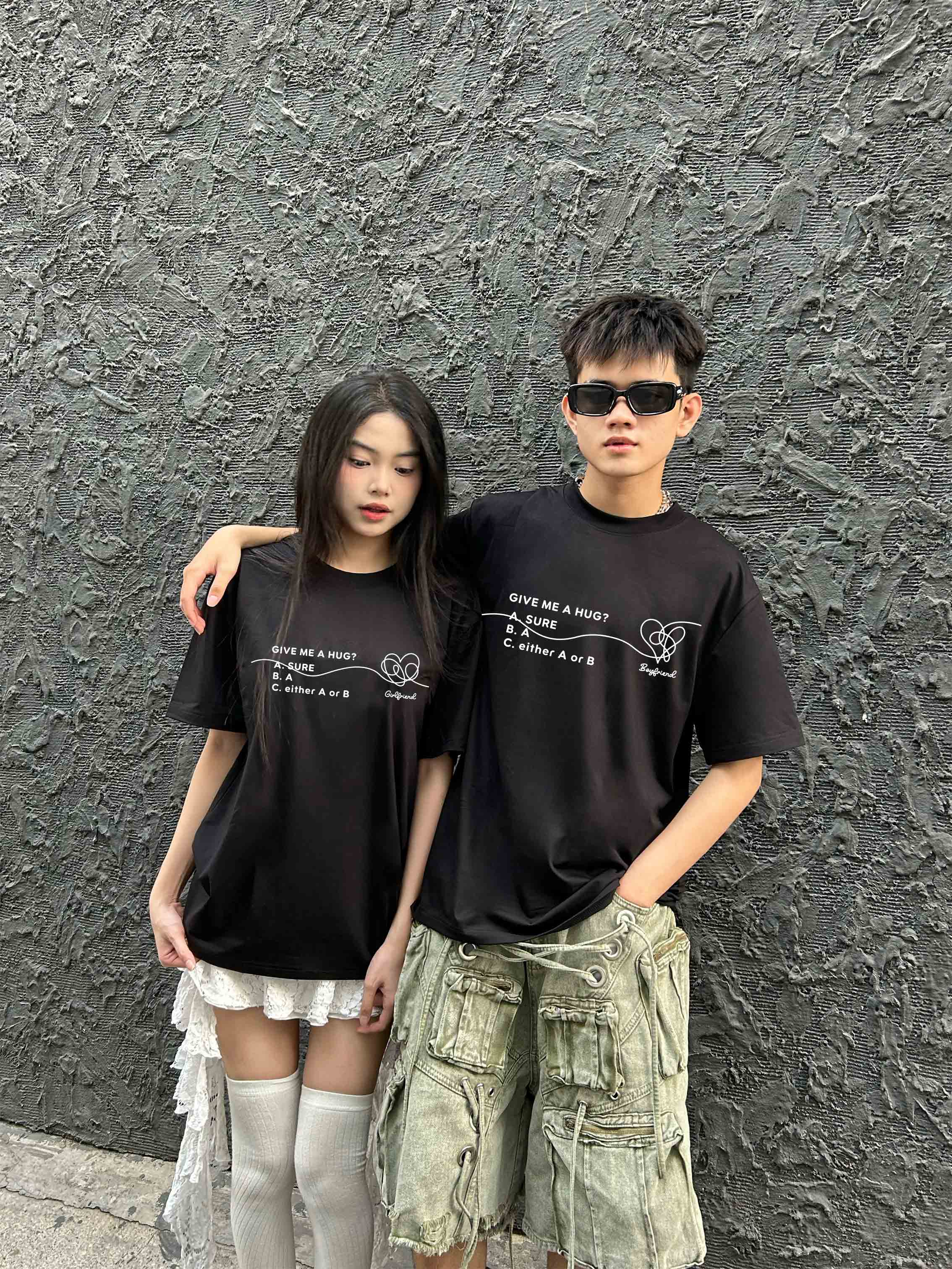 Áo phông đôi nam nữ form rộng 1971 Miucho Club cổ tròn vải cotton 2c 250gsm in mix_thumbnail_3