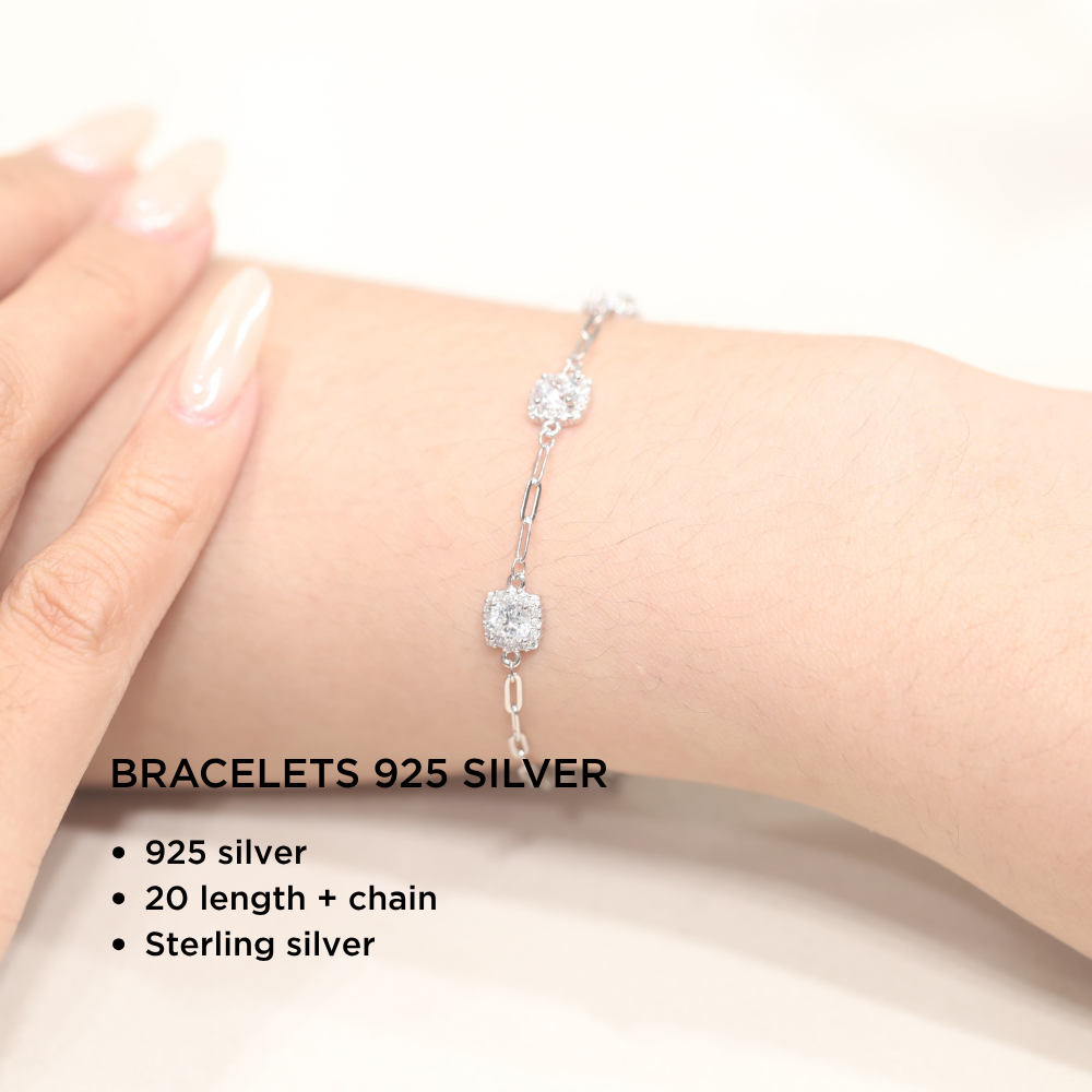 Vòng tay bạc 925 nữ 3 hoa đá lấp lánh_thumbnail_2