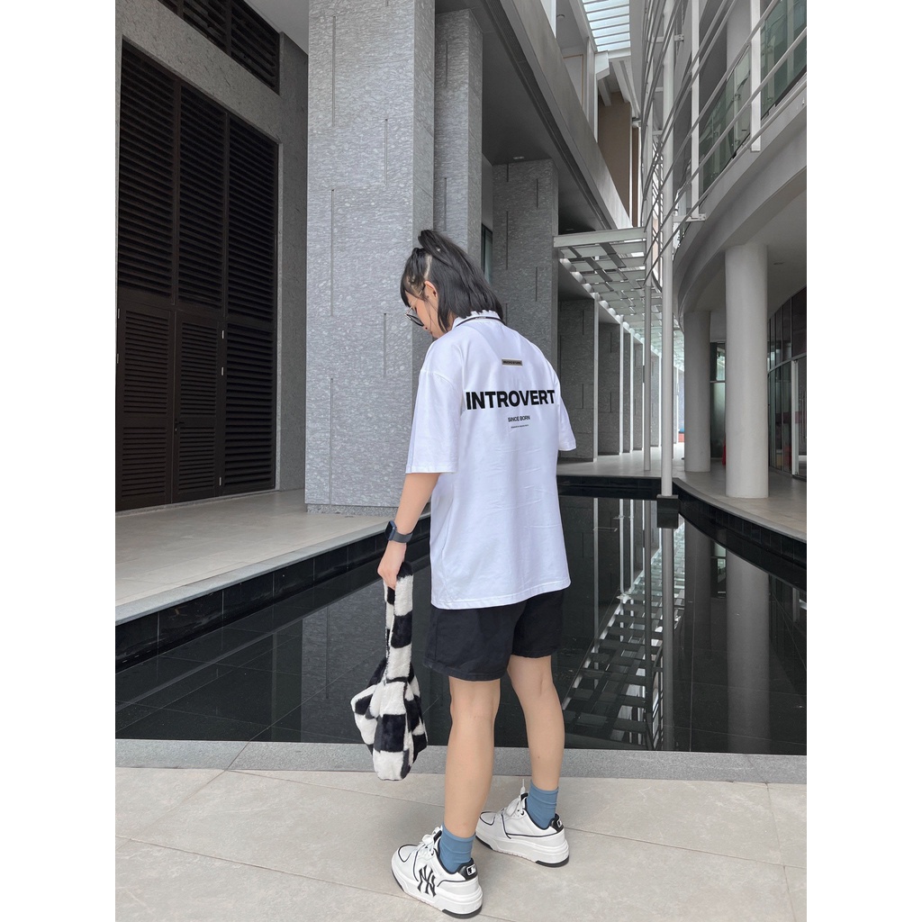 Áo polo unisex form rộng PL050 Miucho chất vải cotton in basic_thumbnail_3