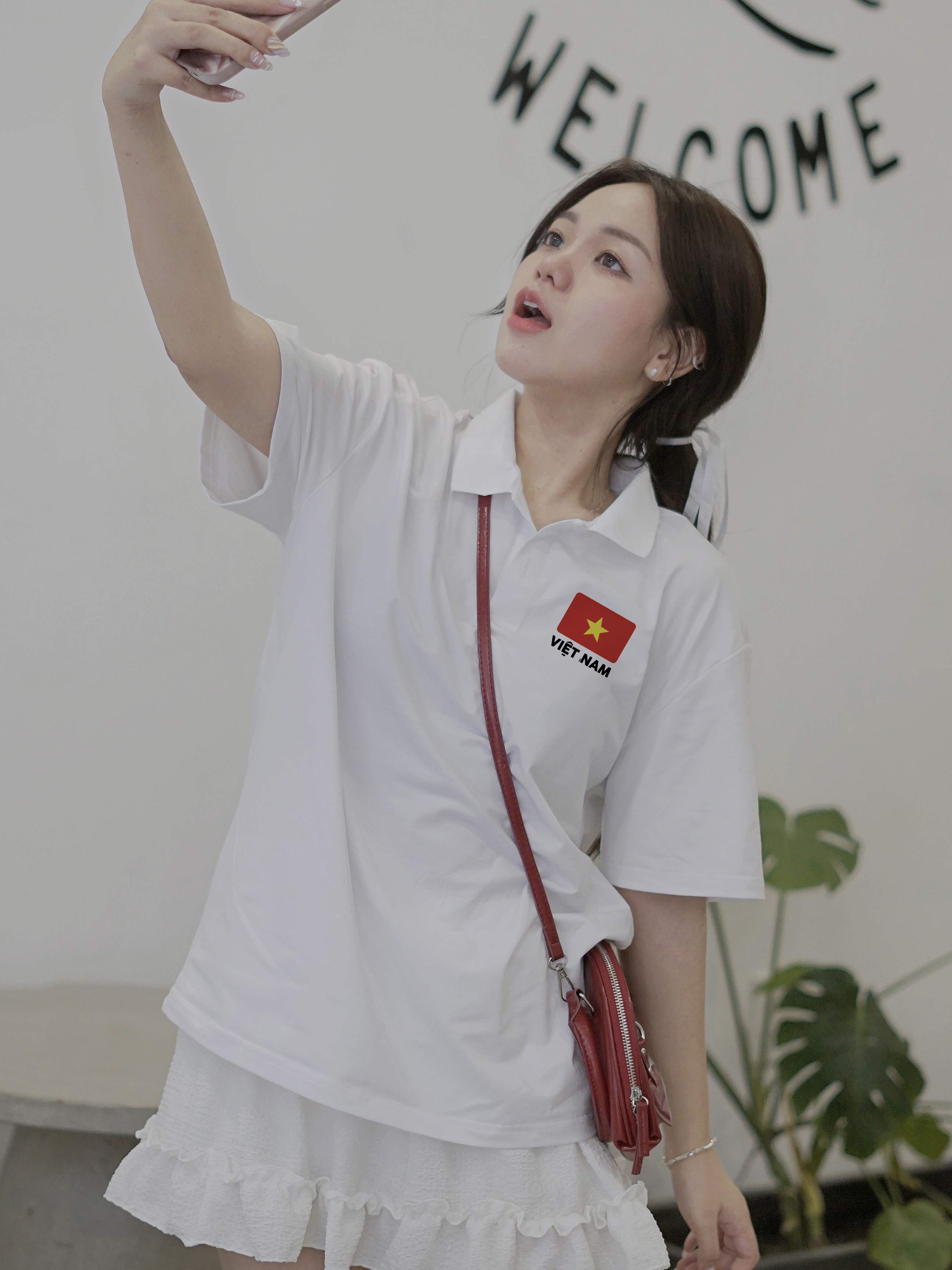 Áo polo nữ form rộng Việt Nam tôi yêu 2114 Miucho vải cotton 4c thoáng mát in mix_thumbnail_3