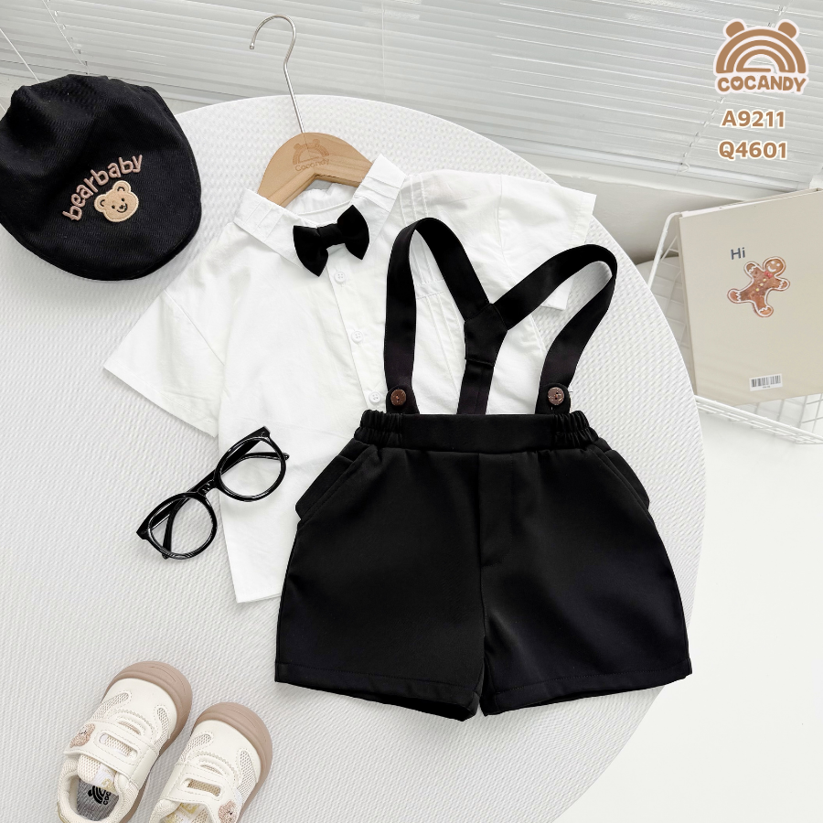 Yếm quần cộc ĐEN 2 túi chéo hông_thumbnail_2