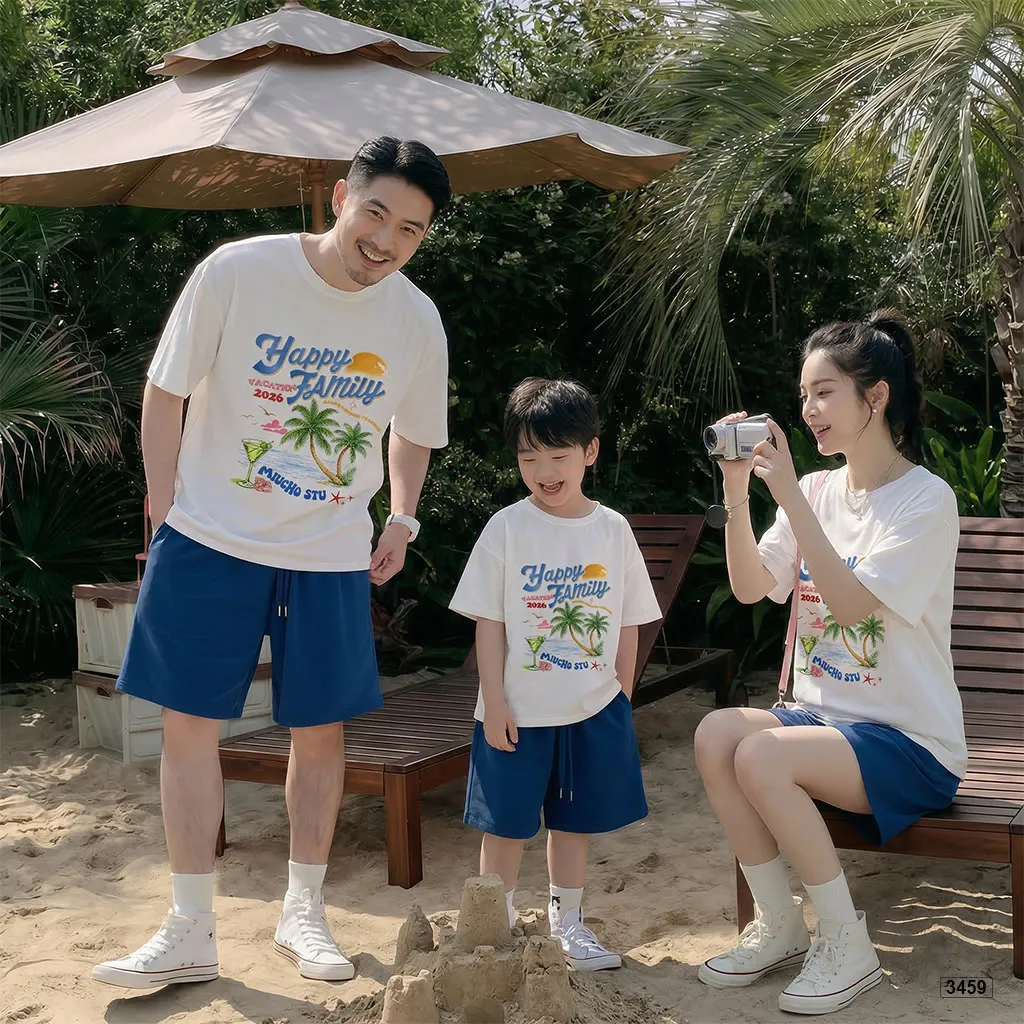 Áo thun bé và gia đình Happy Family Kado 3458_thumbnail_4