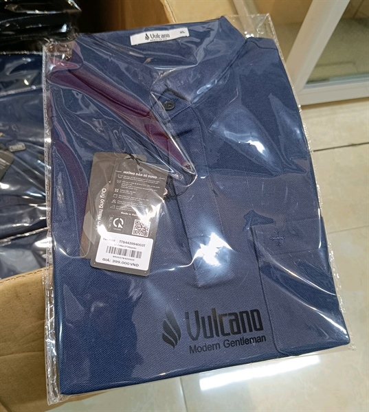 Áo thun ngắn tay màu Navy size XL