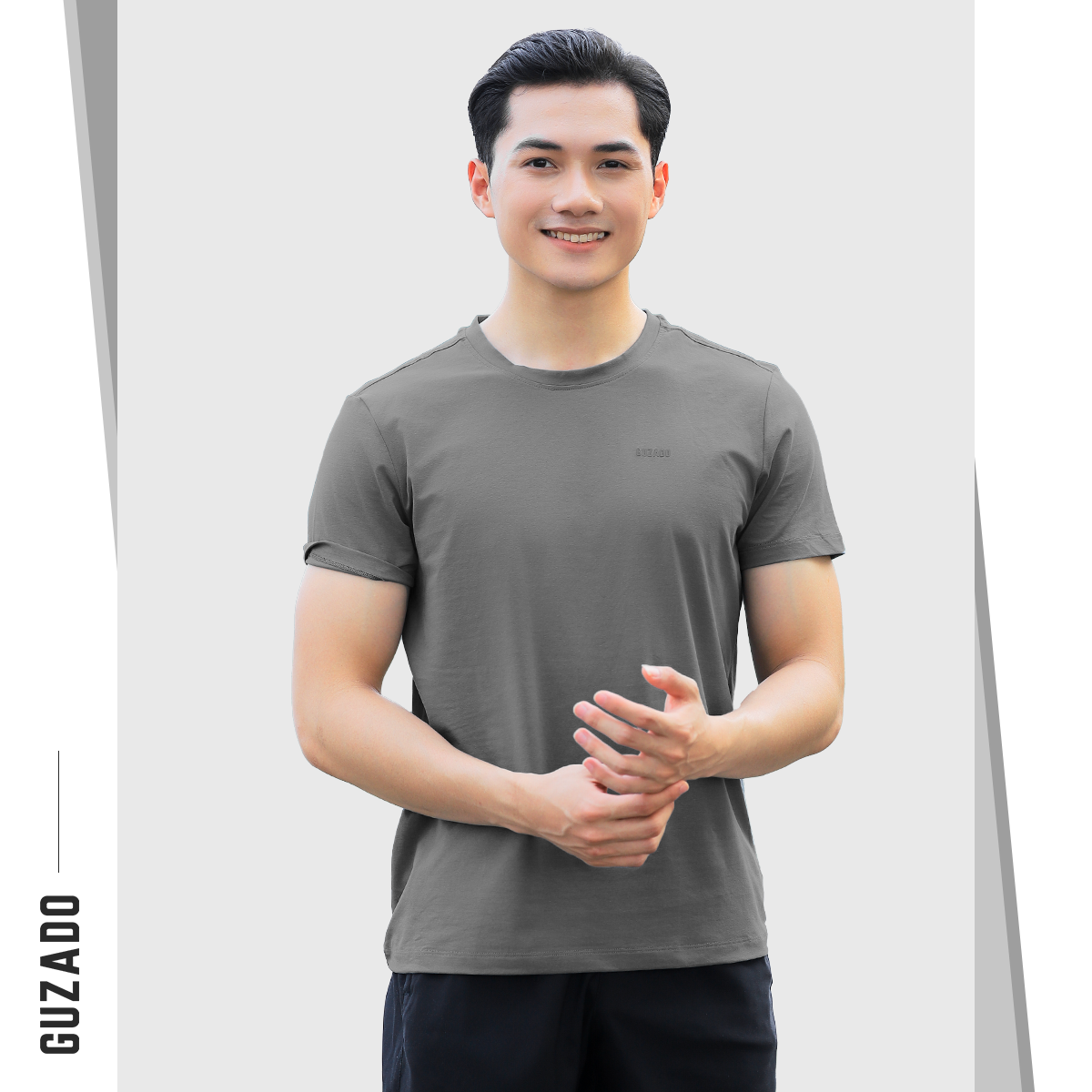 Áo thun nam Ngắn Tay Guzado,Chất Liệu Cotton Chuẩn GTS03_thumbnail_16