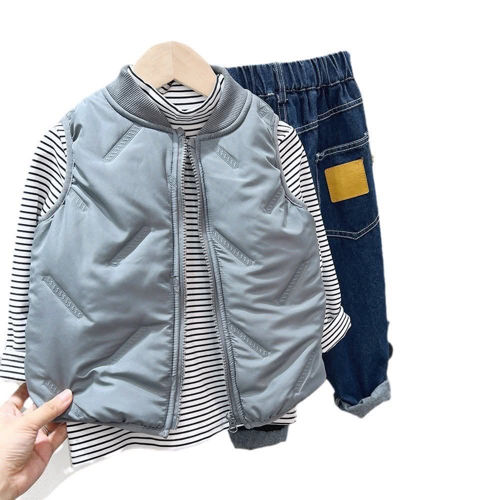 Áo gile phao trần bông trơn_thumbnail_4