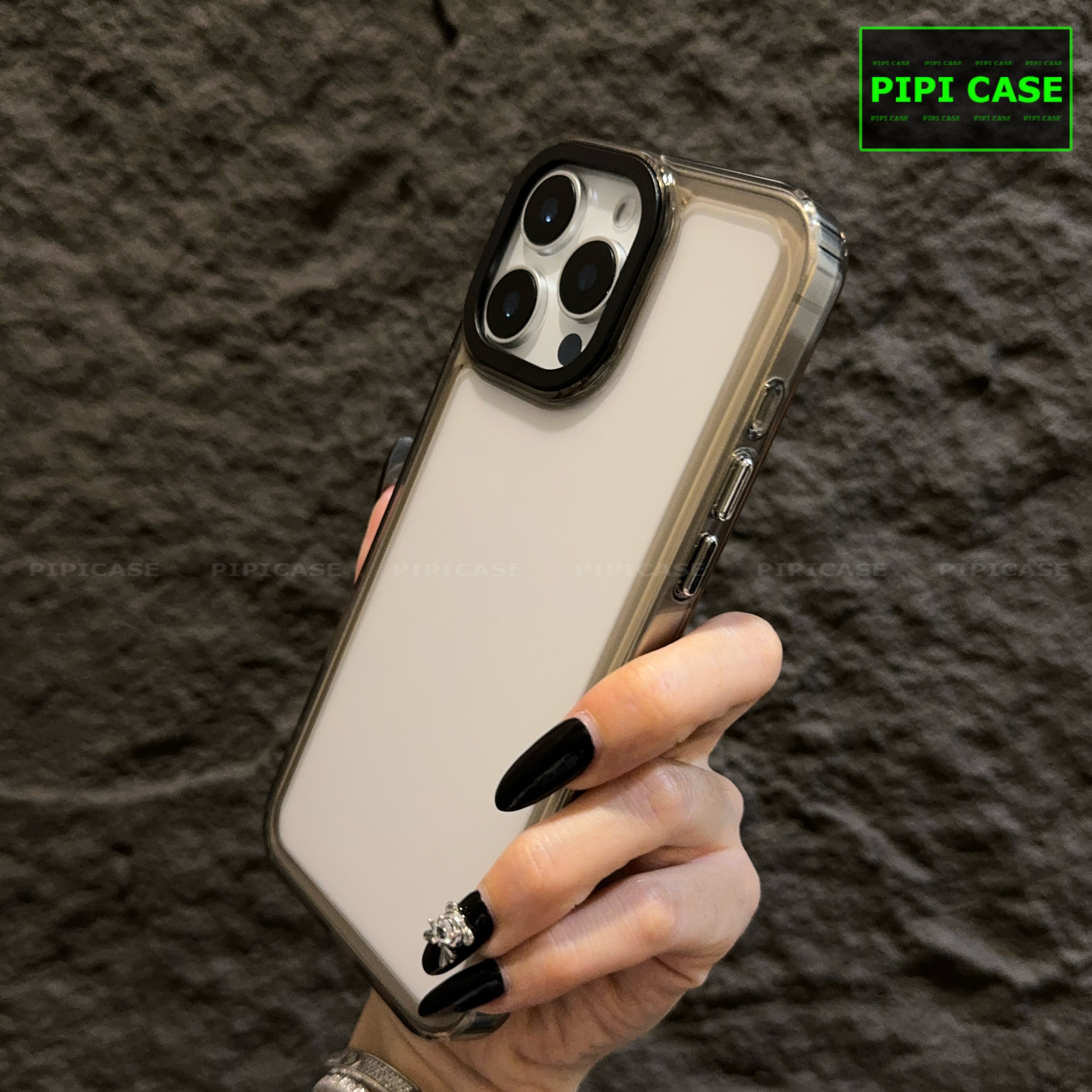 Ốp Lưng iPhone 16 Pro - Full - Đen