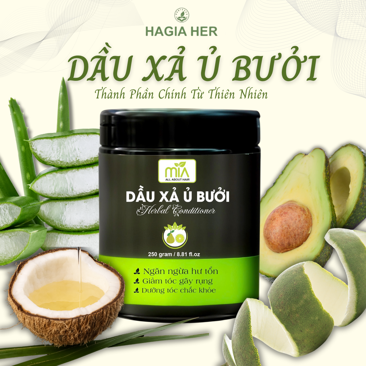 DẦU XẢ Ủ BƯỞI