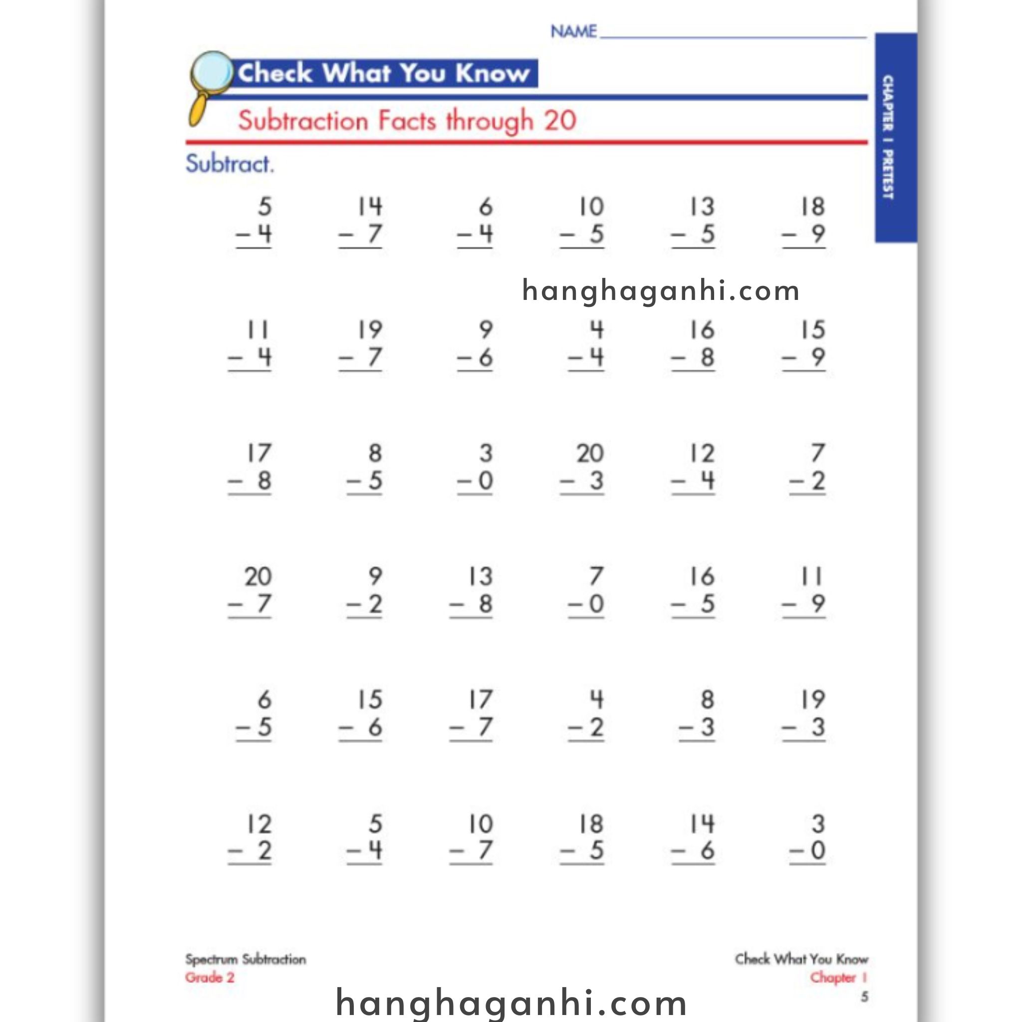Sách Spectrum Subtraction Workbook Grade 2_thumbnail_3