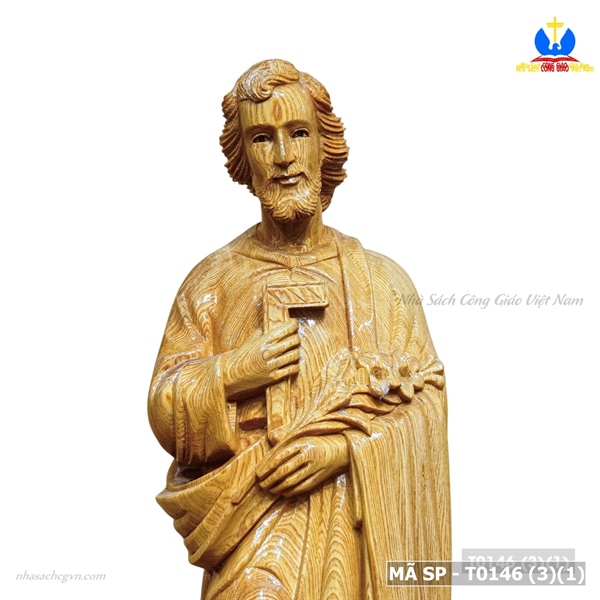Tượng Thánh Giuse gỗ Pomu 50cm_thumbnail_1