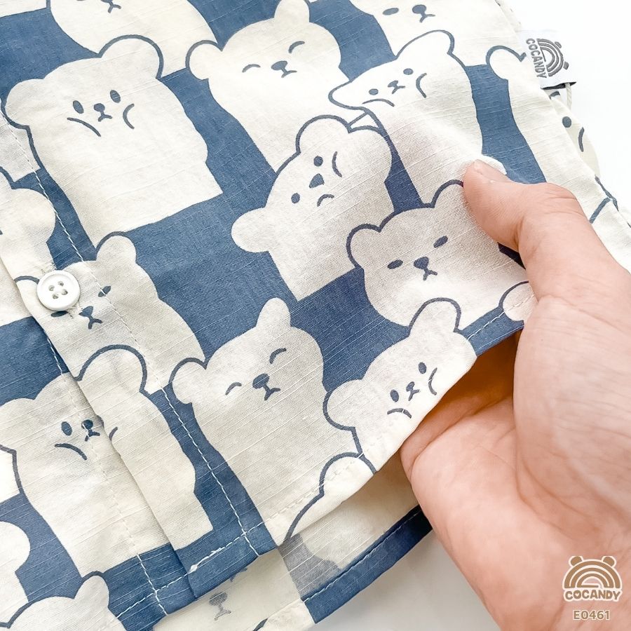 Áo cộc XDƯƠNG họa tiết gấu phối túi gấu_thumbnail_3