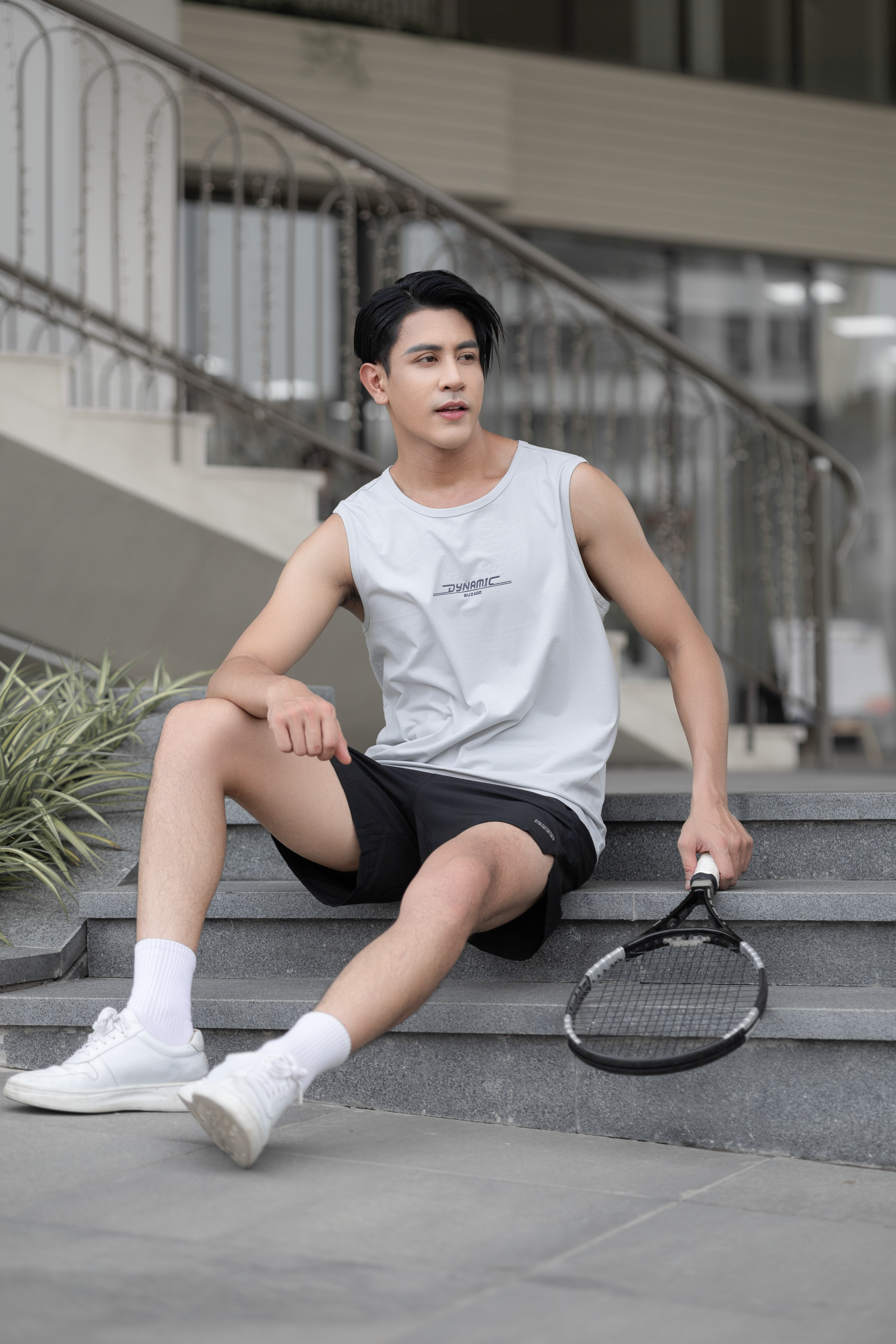 Áo Tanktop Nam GUZADO Ba Lỗ Trơn, Vải Cotton Cao cấp GTT02_thumbnail_13
