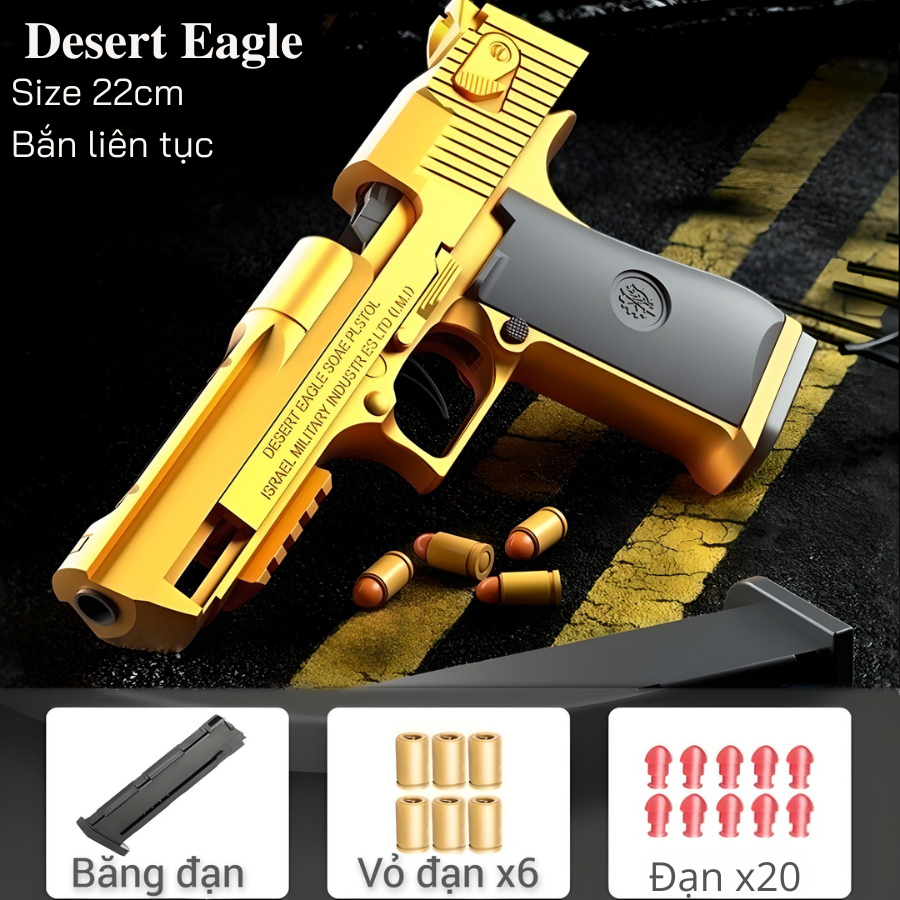 Đồ chơi 𝐃𝐞𝐬𝐞𝐫𝐭 𝐄𝐠𝐥𝐞 - 𝐌𝟏𝟗𝟏𝟏 - 𝐆𝐥𝐨𝐜𝐤 size 22cm