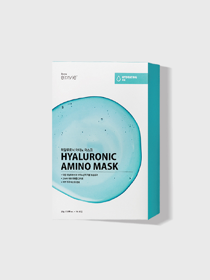 Mặt Nạ Dưỡng Ẩm, Làm Dịu Elravie Hyaluronic Amino Mask Dược Mỹ Phẩm Cao Cấp Hàn Quốc 01 Miếng 25g