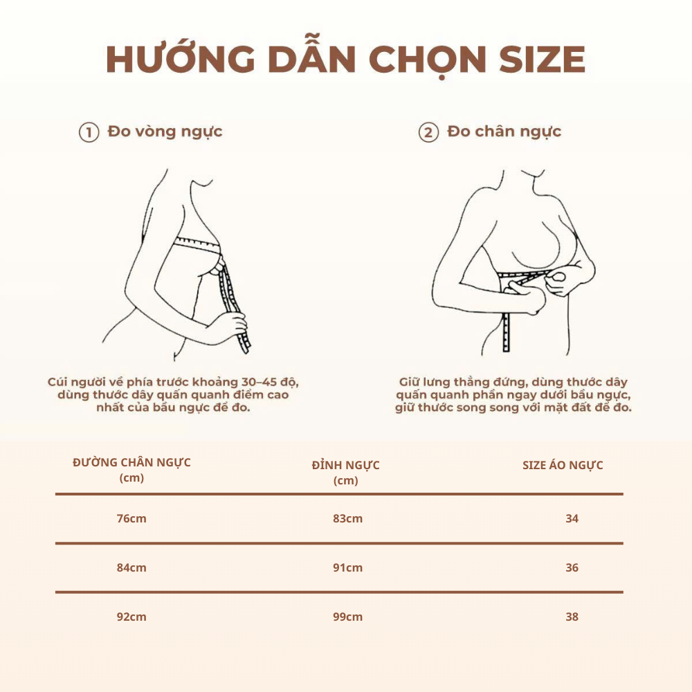 [Mã B73] Áo Ngực Nữ Ren Đệm 2cm Cao Cấp Áo Lót Nữ Ren Mềm Mại Nâng Dẩy Không Gọng Vikam Size 34-38 Màu Đen Kem Đỏ Nâu Xanh_thumbnail_8