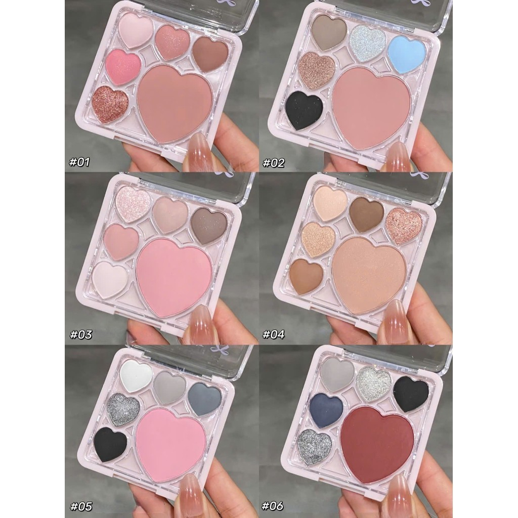 [GOGO TALES] Bảng phấn mắt má 6 ô Gogotales Sweetist (GT747)_thumbnail_2