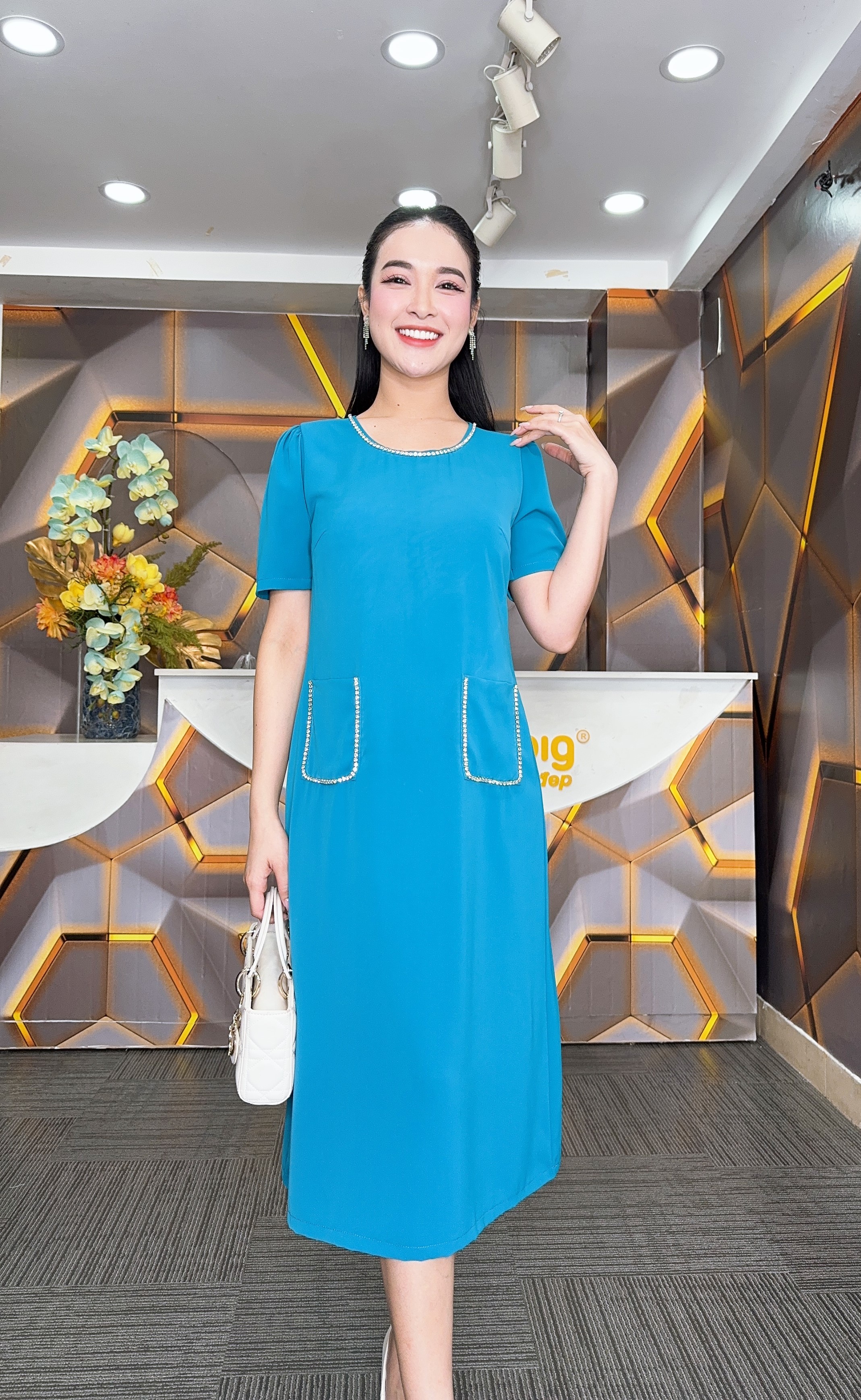 Đầm suông - Y1797 - Thương hiệu Zonbig_thumbnail_5