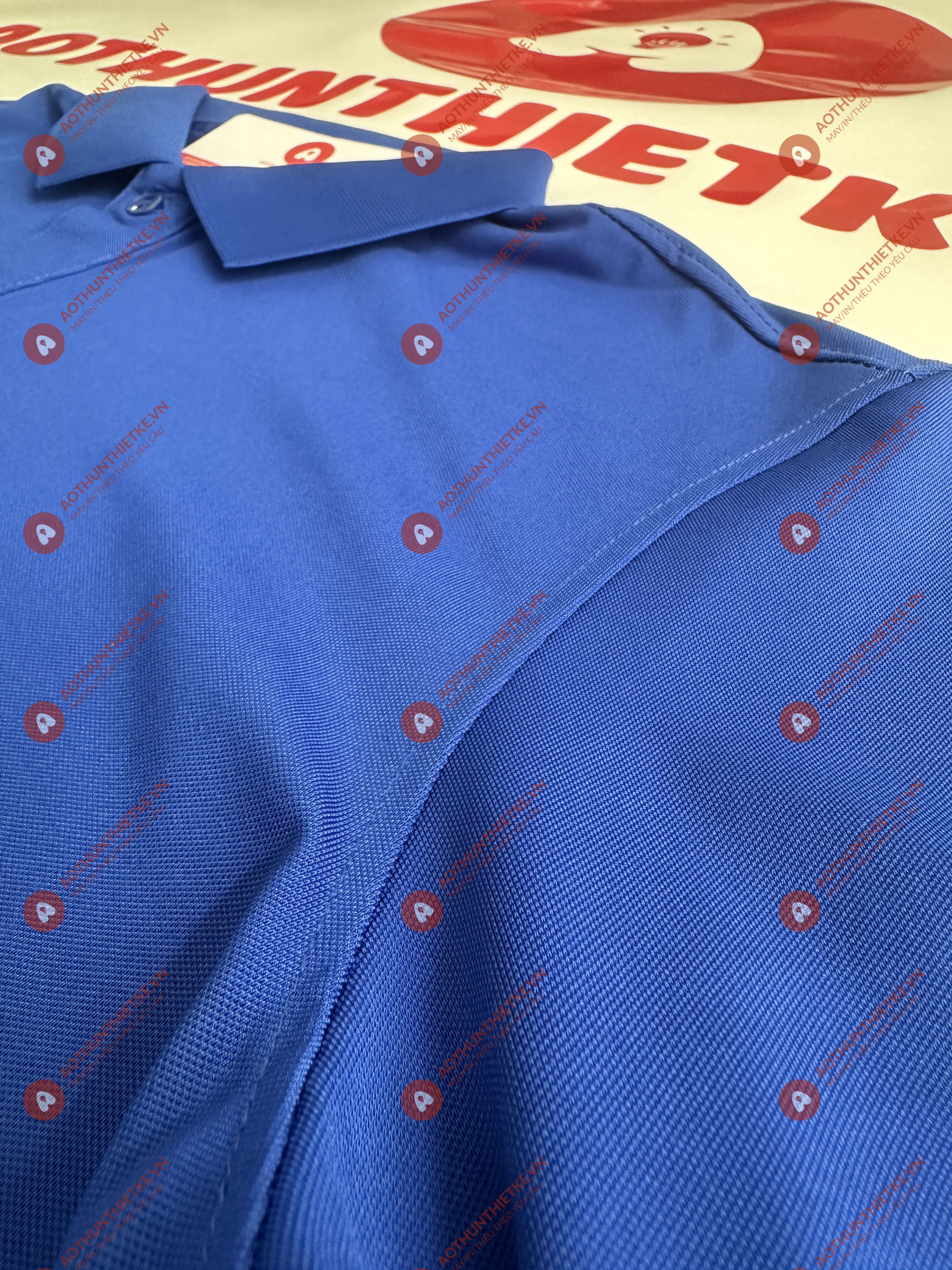 Áo Đồng Phục Polo Basic Xanh Bích_thumbnail_1