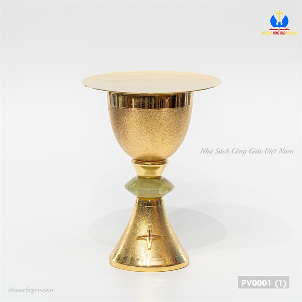Chén lễ mạ vàng nhập Ý (20x9cm) ✔_thumbnail_2