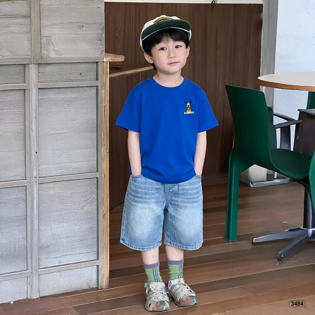 Áo thun bé trai bé gái hoạt hình thoáng mát thoải mái Kado 3484_thumbnail_2