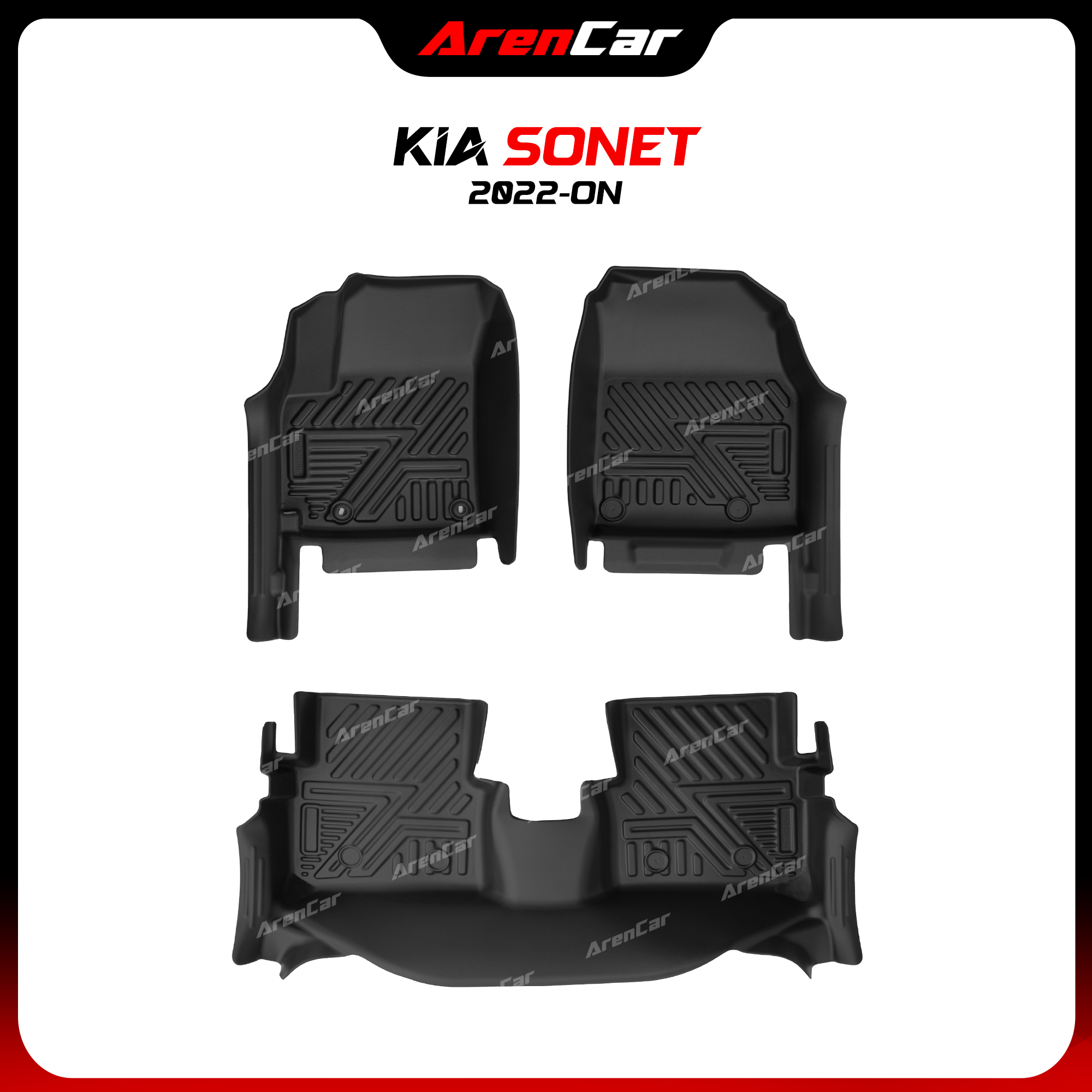 Thảm Lót Sàn Ô Tô TPE Nhựa Đúc Kia Sonet