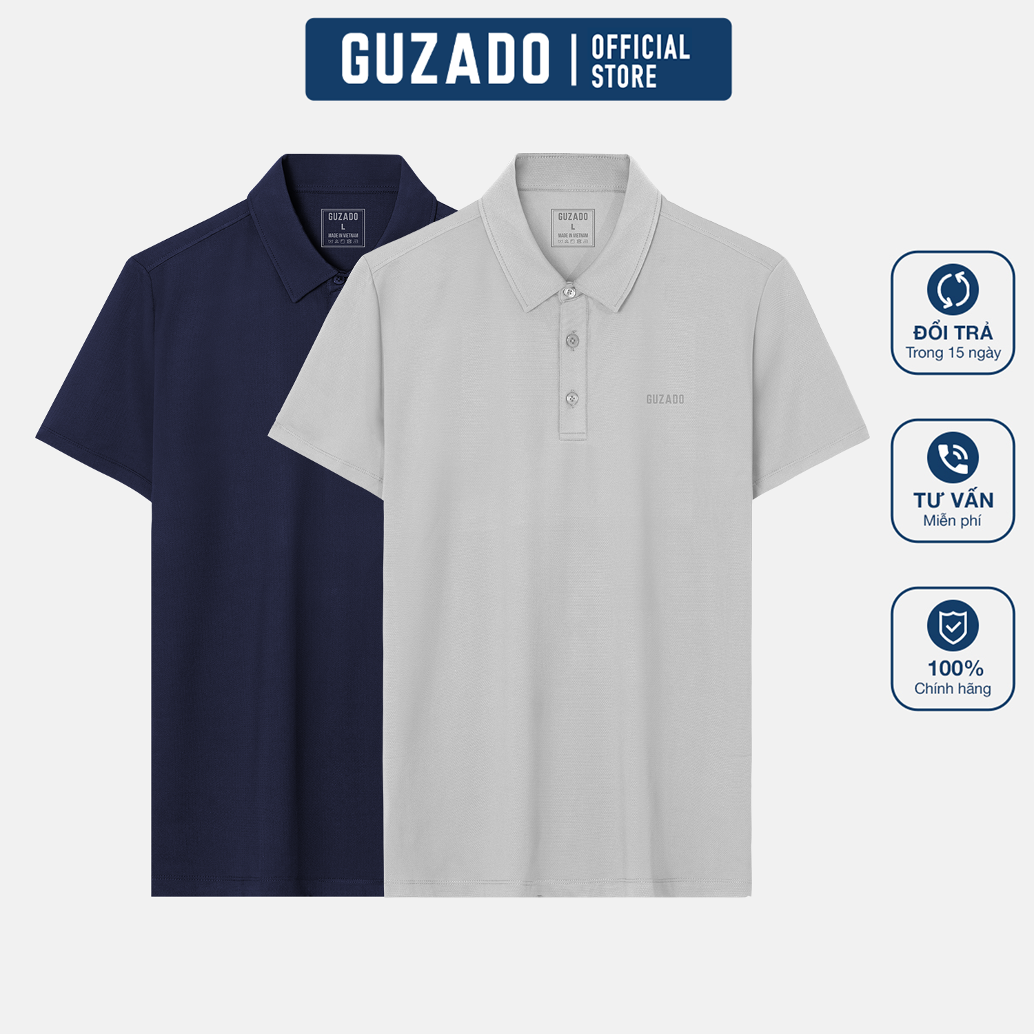 Áo Polo GUZADO Form Regular Fit Tôn Dáng Thể Thao GPL2501