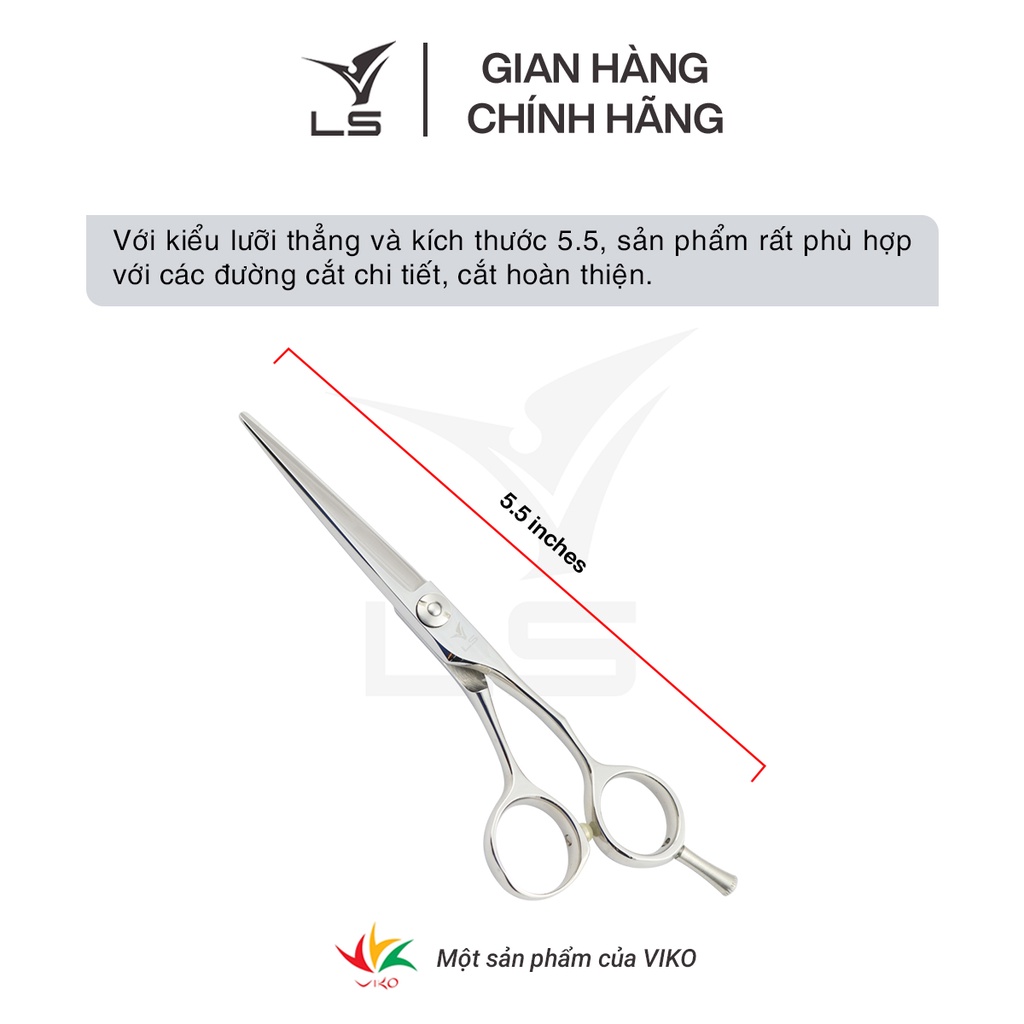 Kéo cắt tóc Viko LS JP551 - bảo hành 1 năm_thumbnail_5