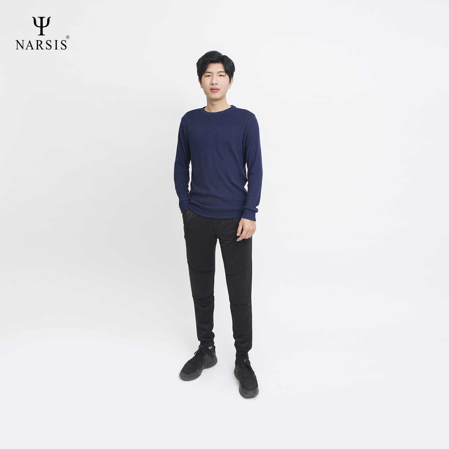 ÁO THU ĐÔNG NAM D0024 NARSIS VẢI LEN COTTON ẤM ÁP, THOÁNG MÁT, GIỮ ẤM TỐT, MỀM MẠI