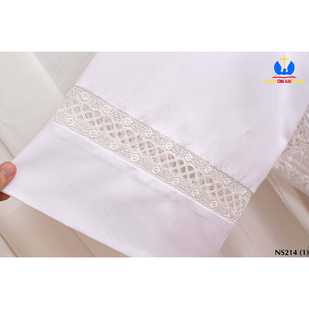 Áo alba - Áo lễ Linh mục, phó tế - Quà tặng Công Giáo NS214_thumbnail_4