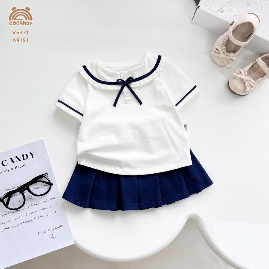 Chân váy XANH THAN phối cạp trắng_thumbnail_5