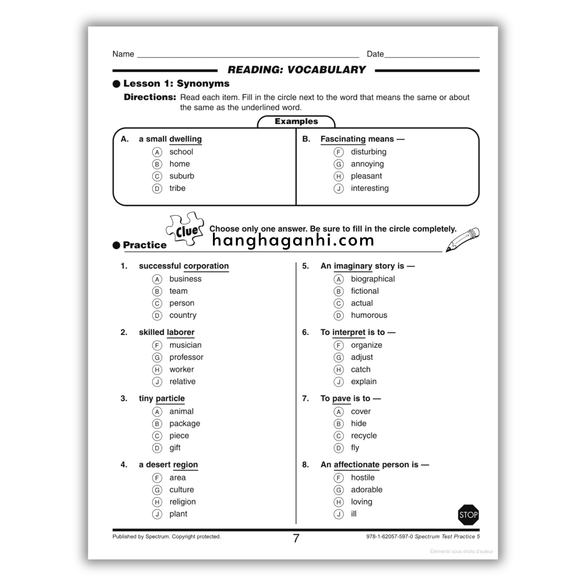 Sách Spectrum Test Practice Workbook Grade 5_thumbnail_9