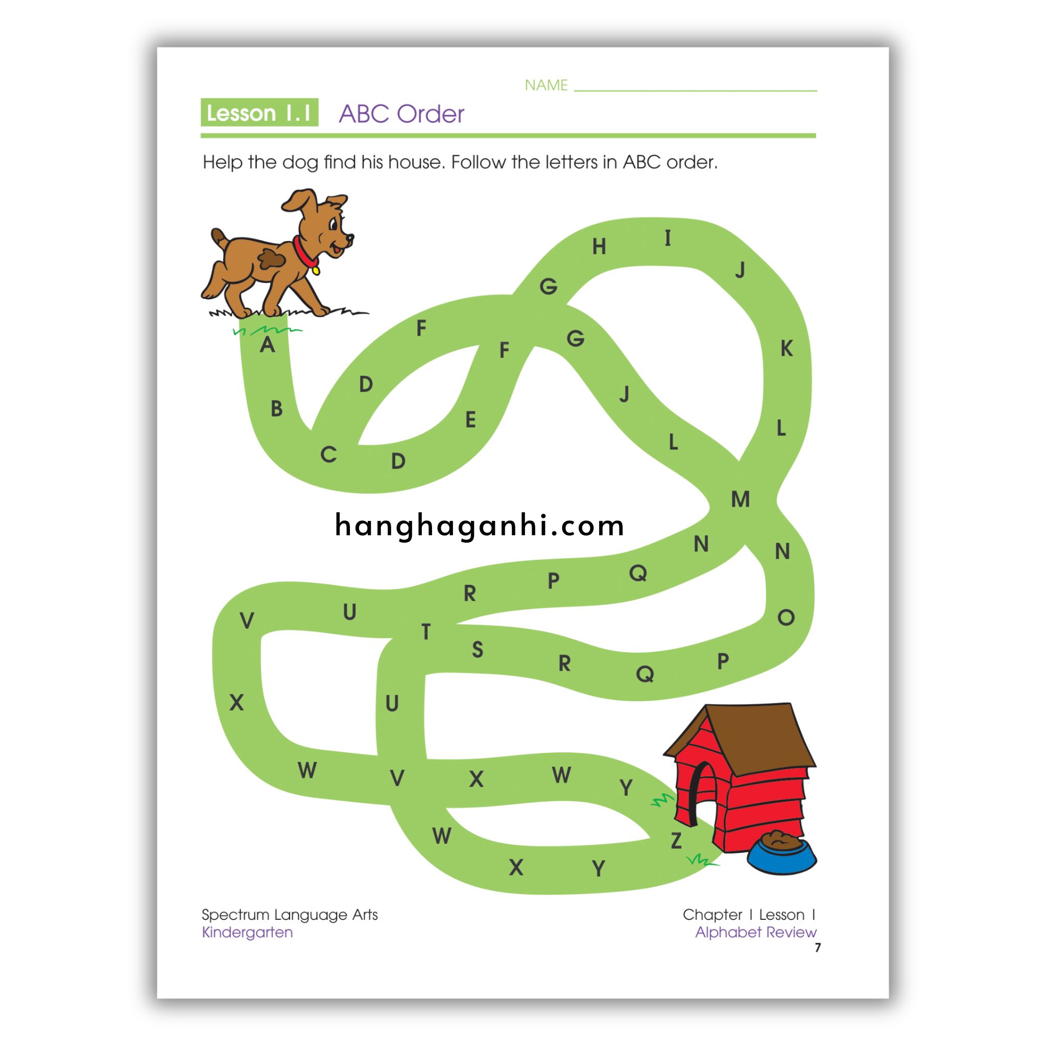 Sách Spectrum Language Arts Workbook Grade K_thumbnail_13