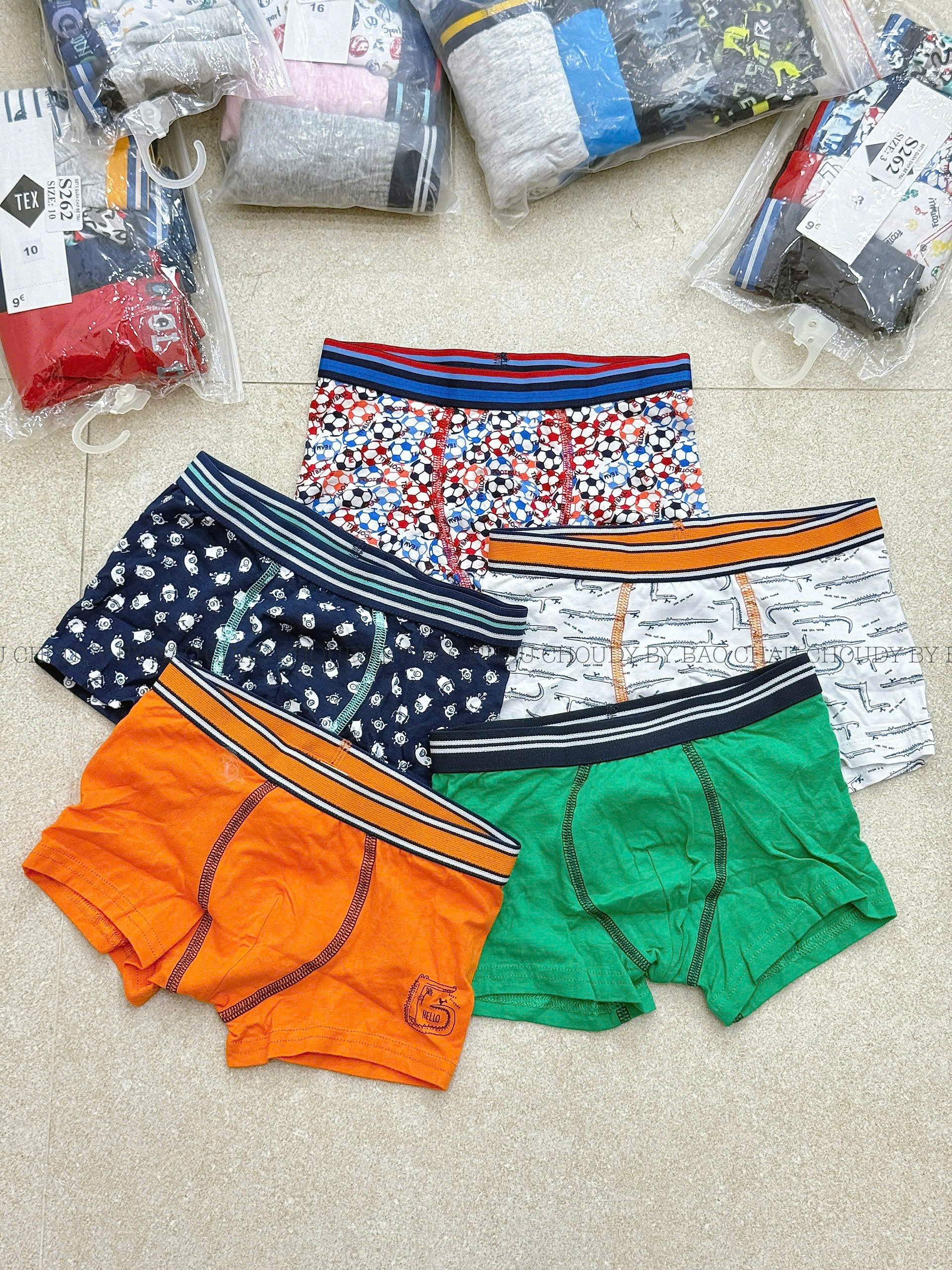 S262 SET 5 QUẦN CHIP BÉ TRAI