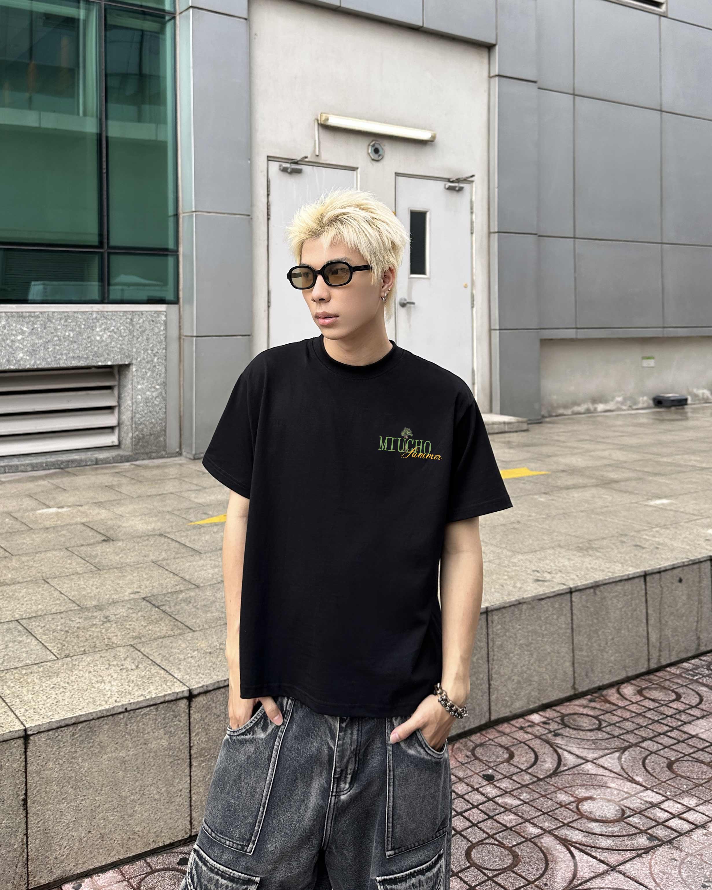 Áo phông local brand summer form boxy 2144 Miucho Club vải cotton 2c 250gsm cổ tròn in mix_thumbnail_3