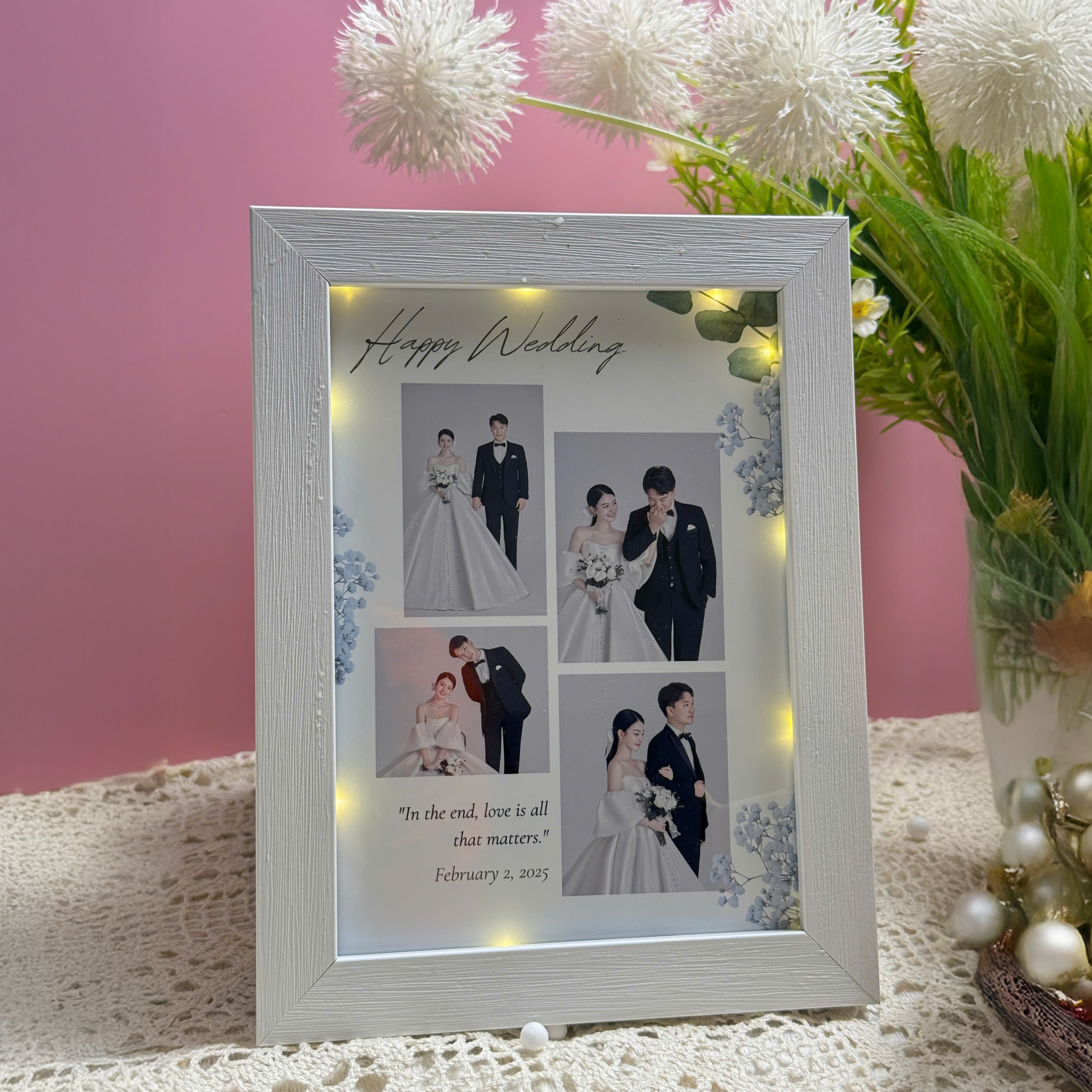 Khung ảnh để bàn in ảnh cưới cô dâu chú rể theo yêu cầu, món quà cưới độc đáo, trang trọng dành tặng bạn bè, người thân trong ngày vui_thumbnail_4