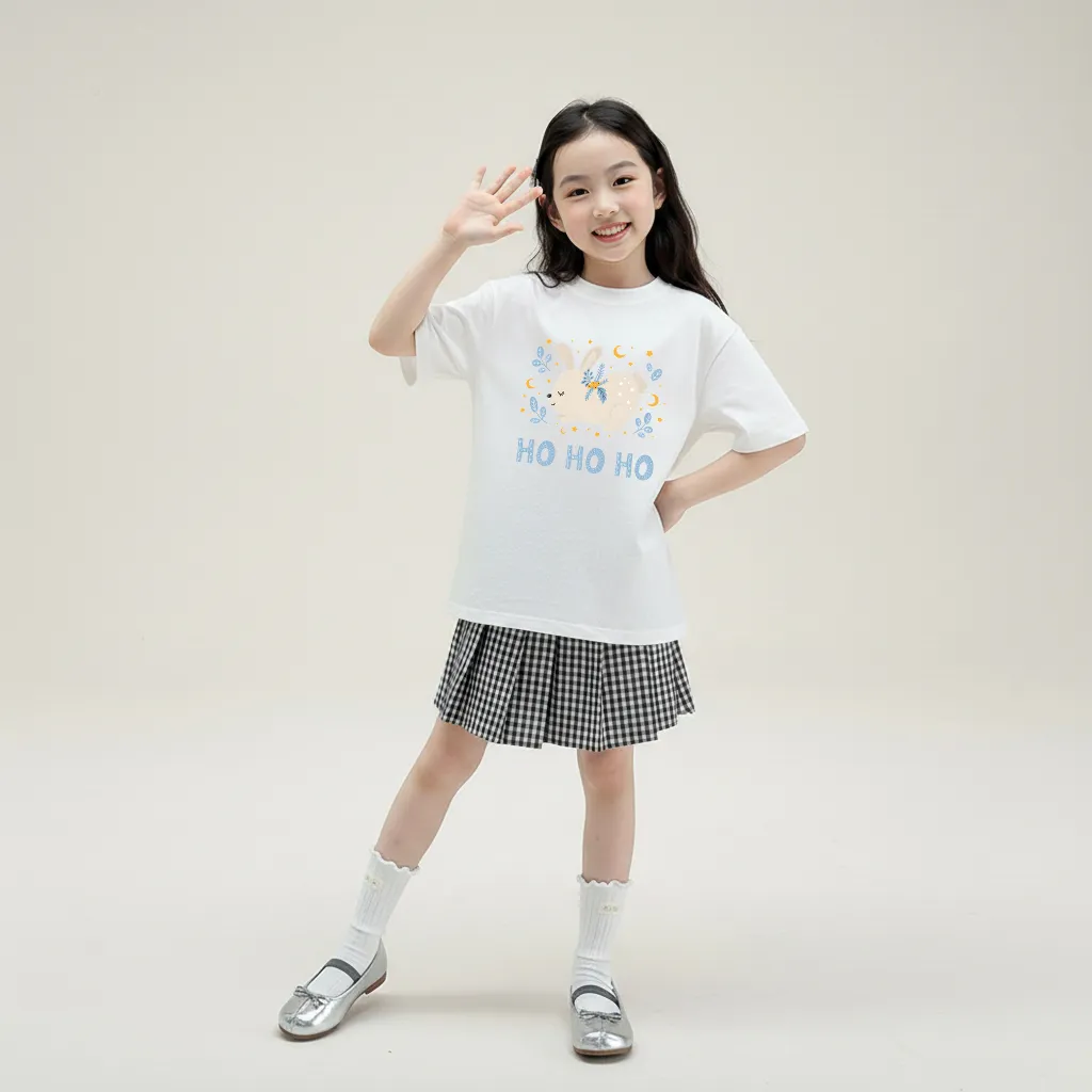 Áo thun bé trai bé gái form rộng hoạt hình Kado 3228_thumbnail_4