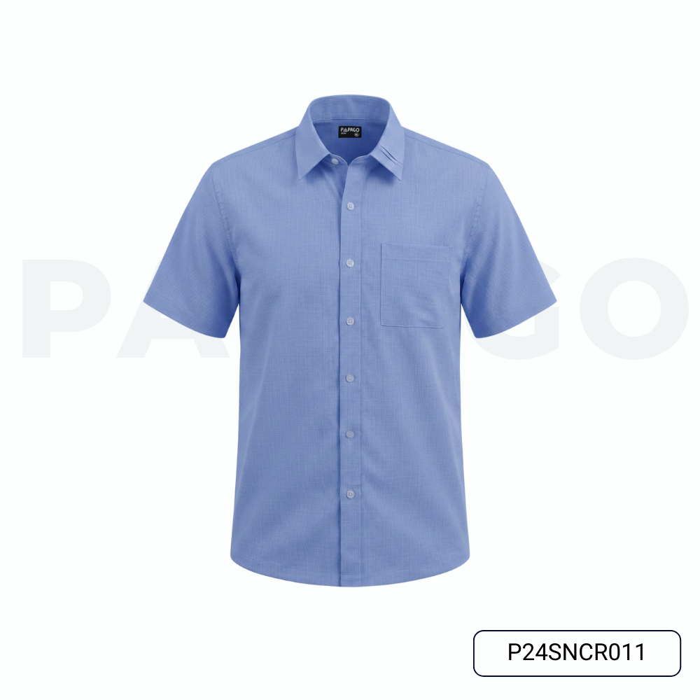 Áo sơ mi nam trung niên PAPAGO tay ngắn lai ngang - P24SNCR011_thumbnail_11