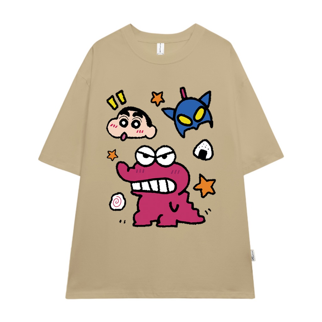 Áo thun nữ in hình Shin dễ thương form rộng ATD224 Miucho cotton spandex in Artwork_thumbnail_20