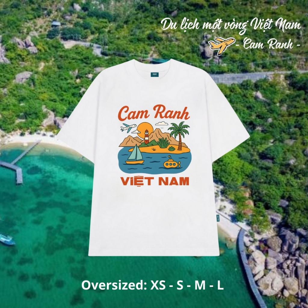 Áo thun du lịch Việt Nam, Huế, Hạ Long... dáng oversize rộng local brand We Tee - T028_thumbnail_13