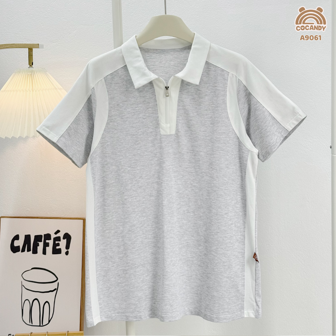 Áo cộc XÁM polo cổ khóa NAM_thumbnail_2