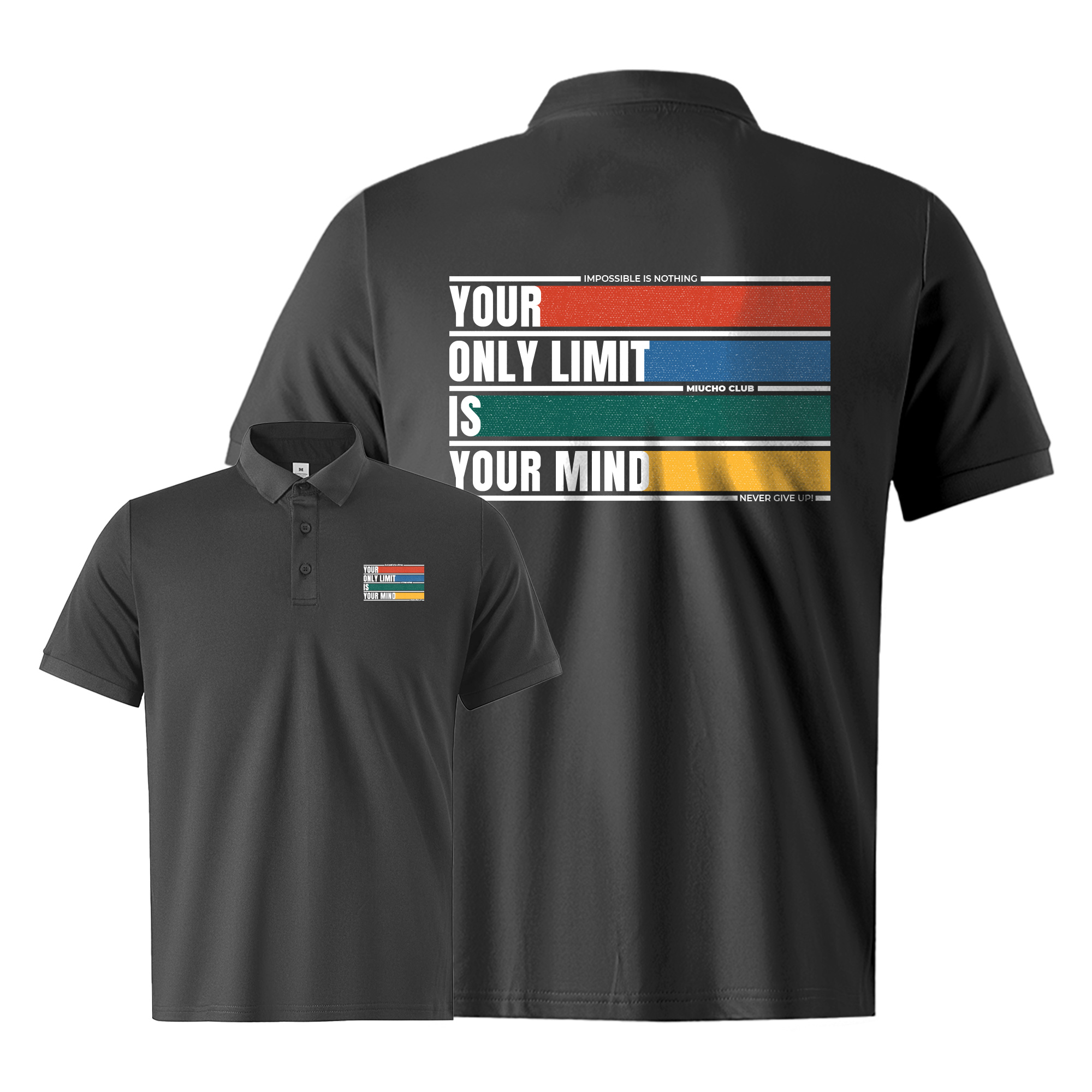 Áo polo nam cao cấp form vừa 2051 Miucho Iconic cổ trụ vải cá sấu polyester thoáng mát in mix_thumbnail_13