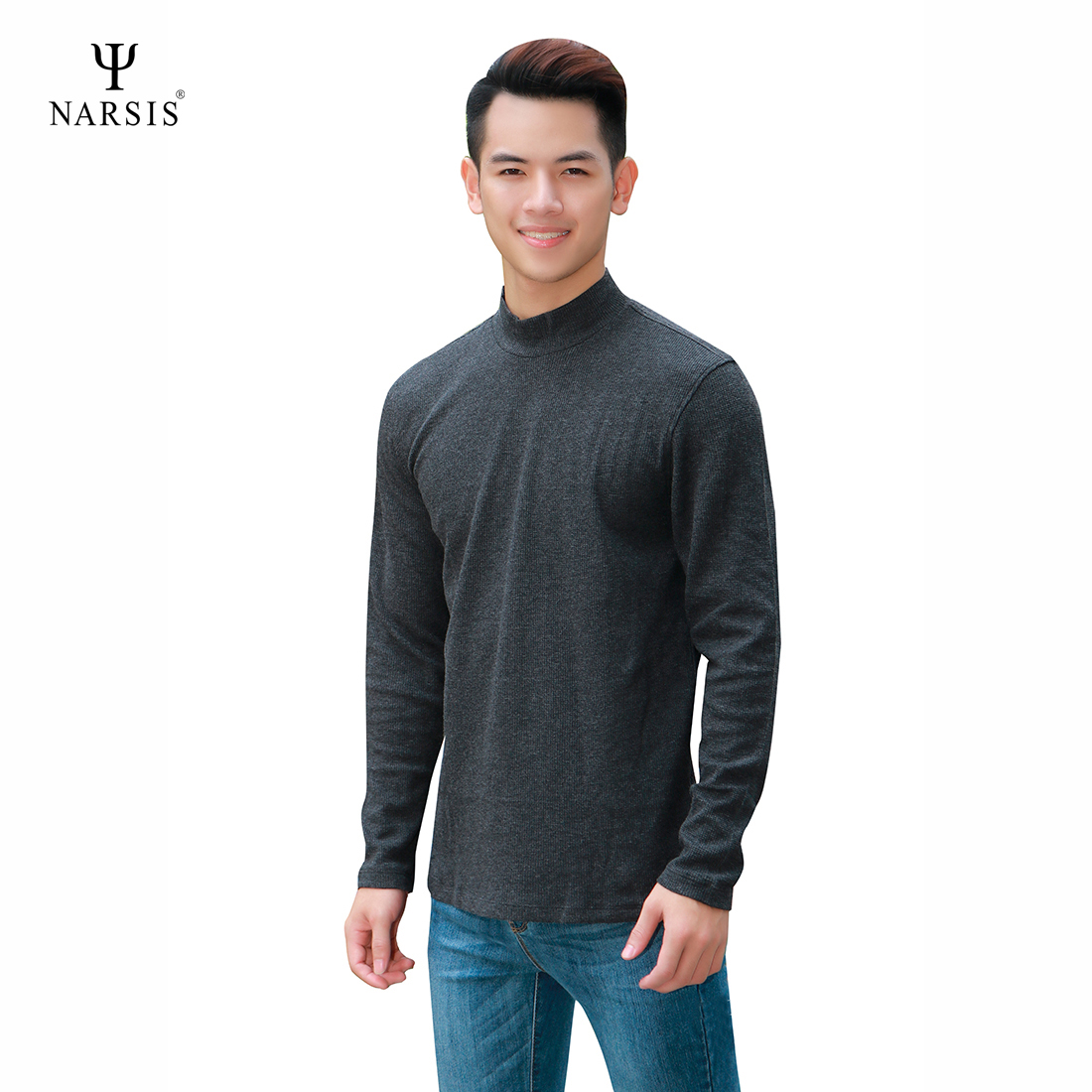 ÁO GIỮ NHIỆT NAM D7101 NARSIS PE NHẸ, THOÁNG KHÍ, THẤM MỒ HÔI, CHẤT LIỆU BỀN, CHỐNG NẮNG_thumbnail_0