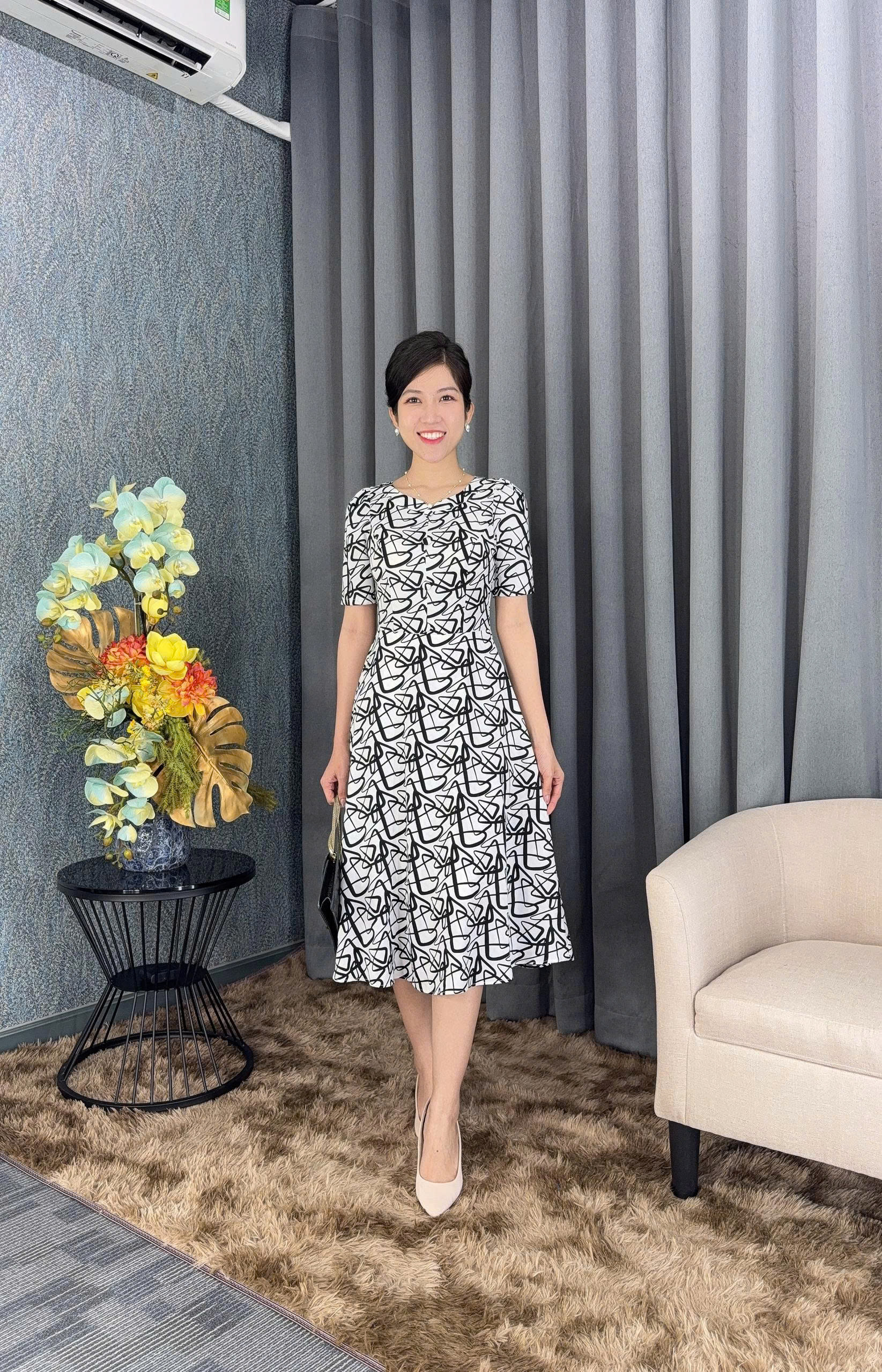 Đầm xòe - Y2019 - Thương hiệu Zonbig