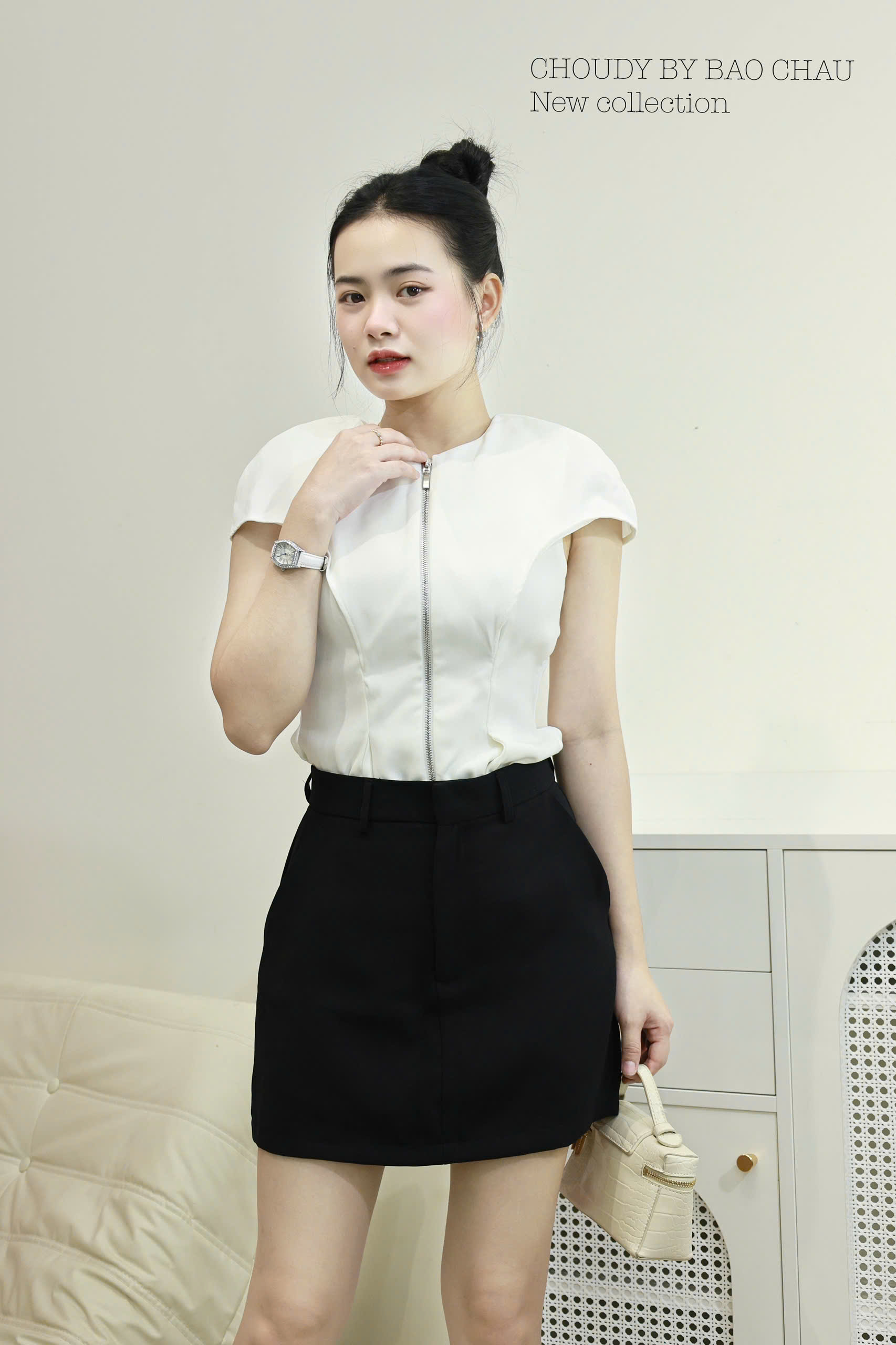 SALE U188 CHÂN VÁY NGẮN ĐEN_thumbnail_6